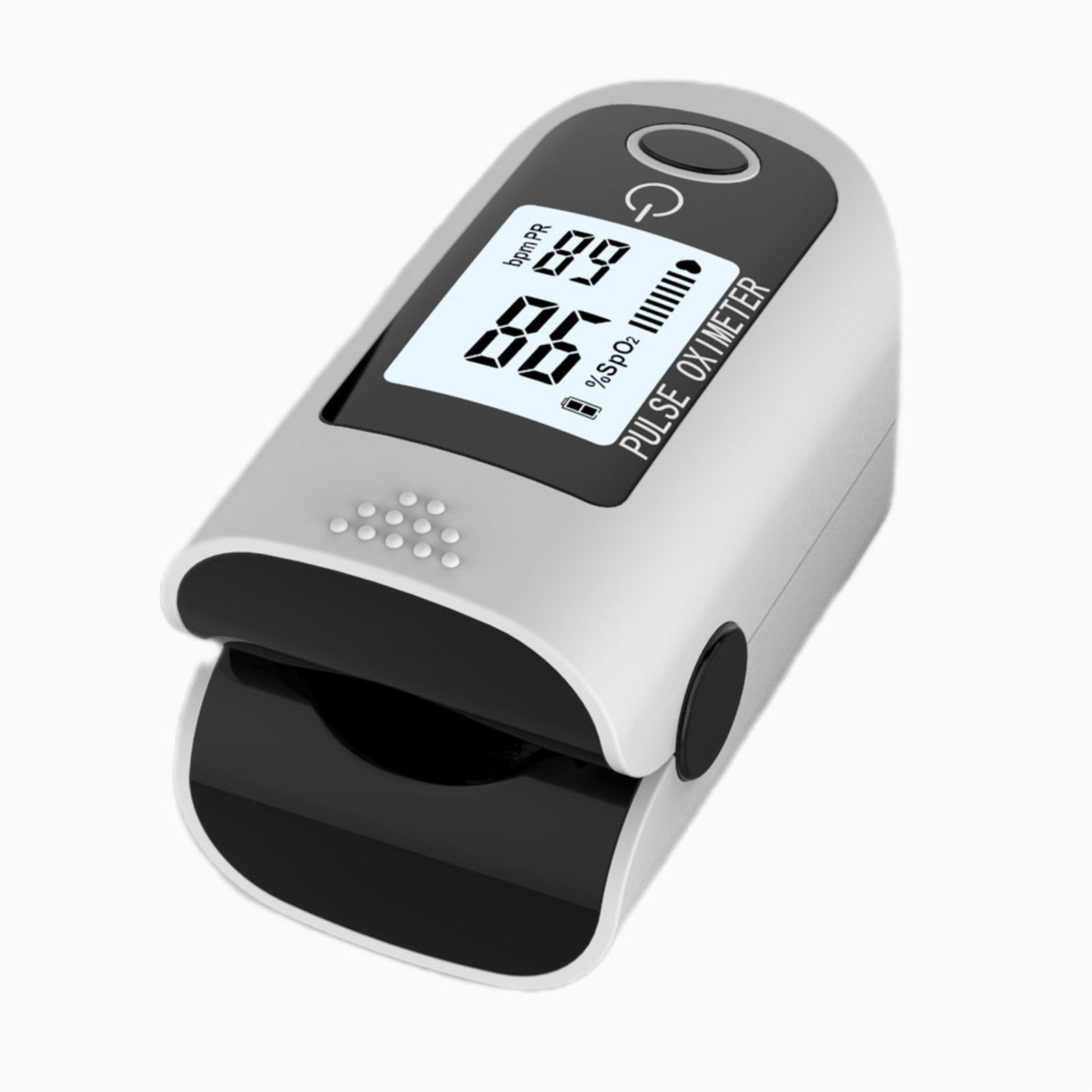 Pulse Oximeter Fingertip, Blood Oxygen Saturation Monitor with Large LCD Display, Heart Rate Monitor for Adults, Fingertip Pulse Oximetr, with Lanyard
