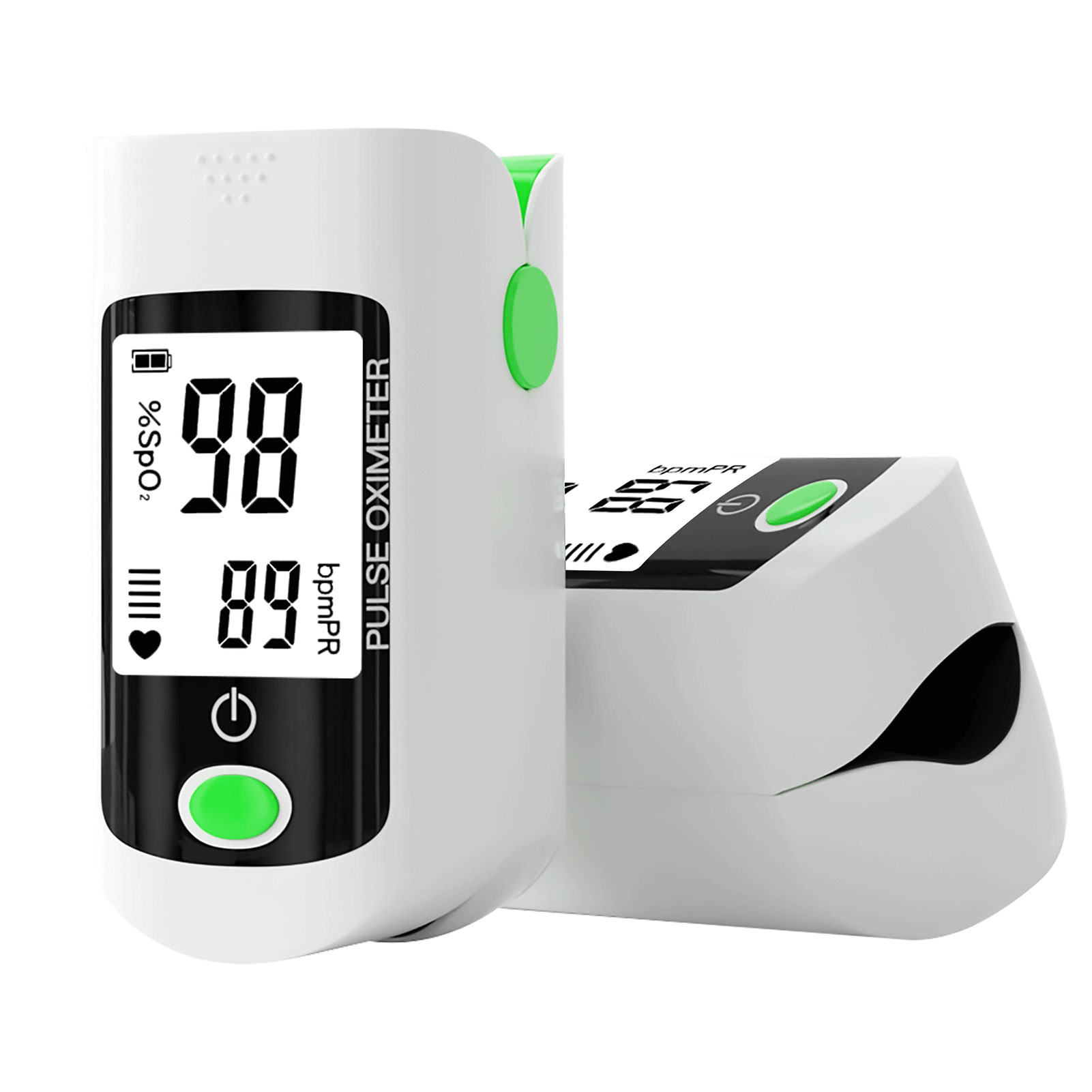 Pulse Oximeter Fingertip, Blood Oxygen Saturation Monitor with Large LCD Display, Heart Rate Monitor for Adults, Fingertip Pulse Oximetr, with Lanyard