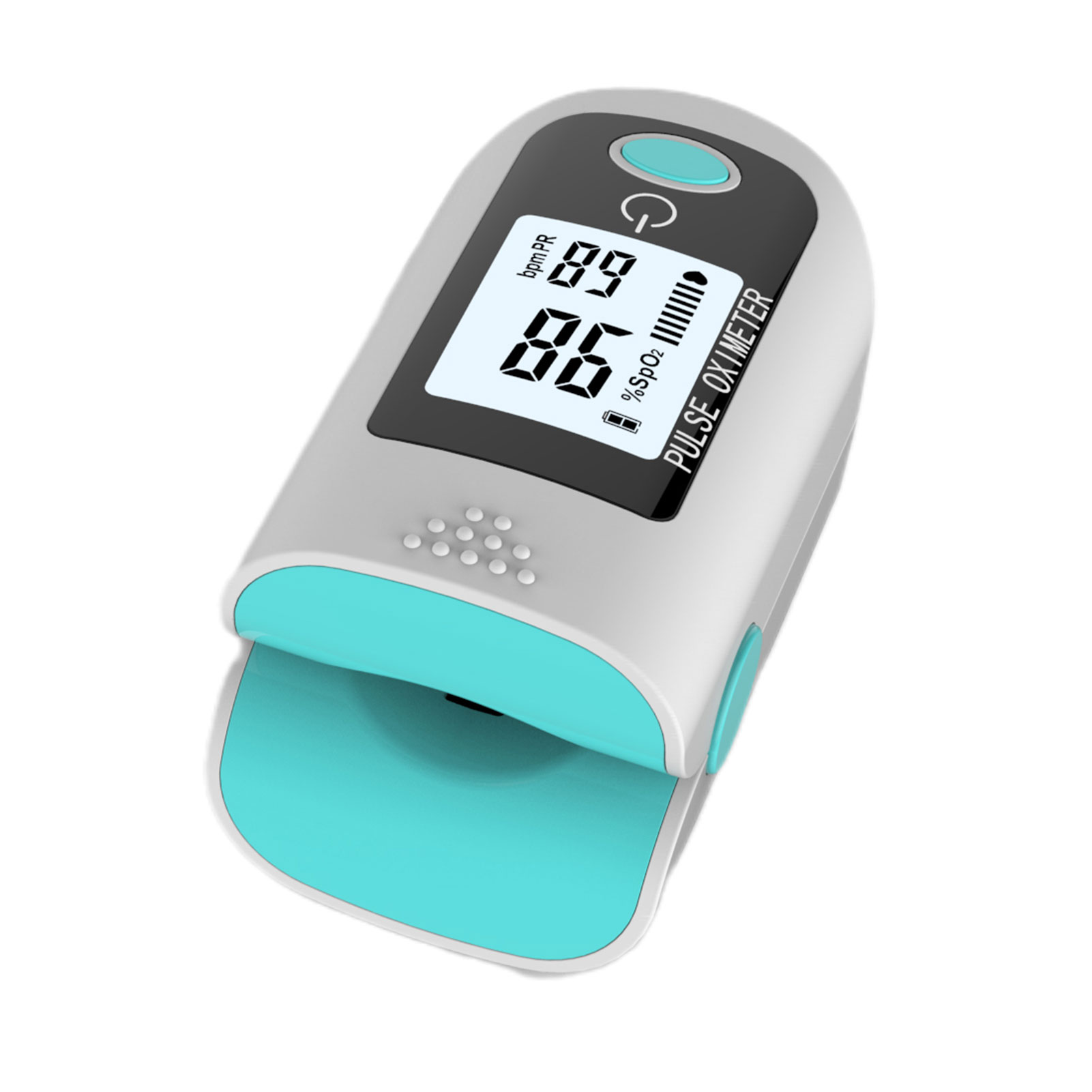 Pulse Oximeter Fingertip, Blood Oxygen Saturation Monitor with Large LCD Display, Heart Rate Monitor for Adults, Fingertip Pulse Oximetr, with Lanyard