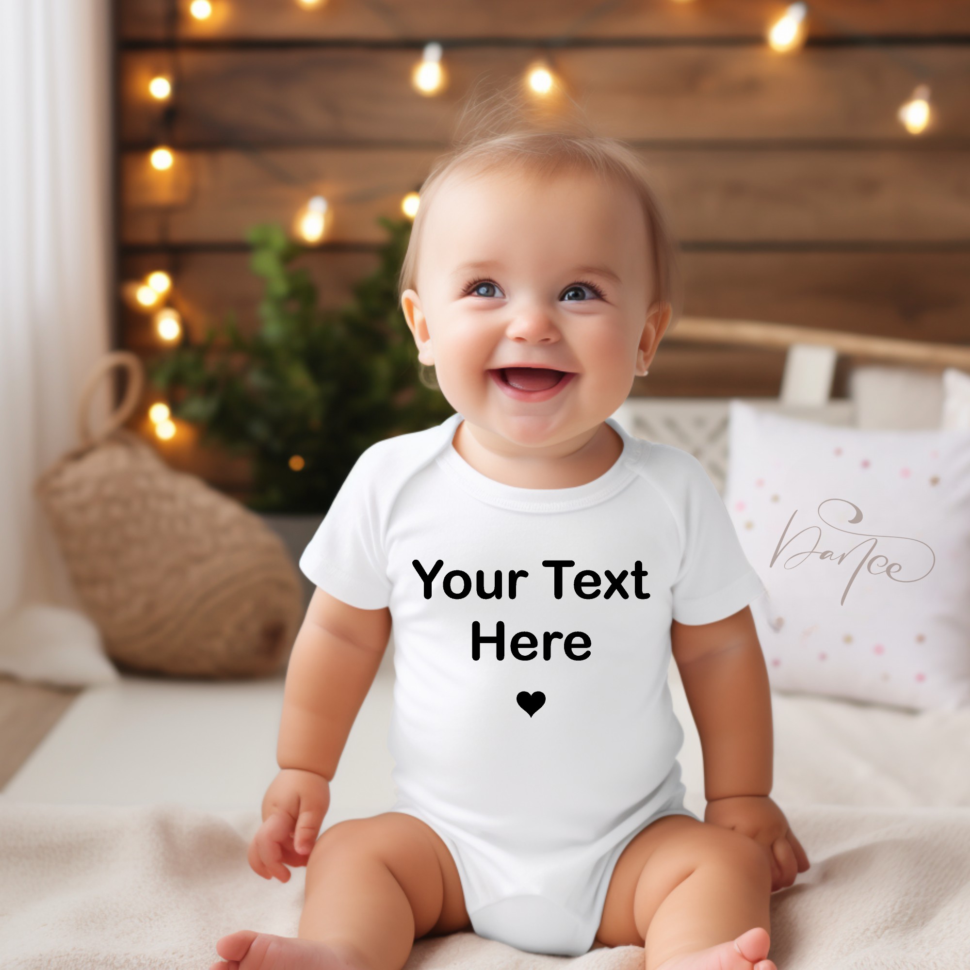 Personalised Custom Baby Name Vest