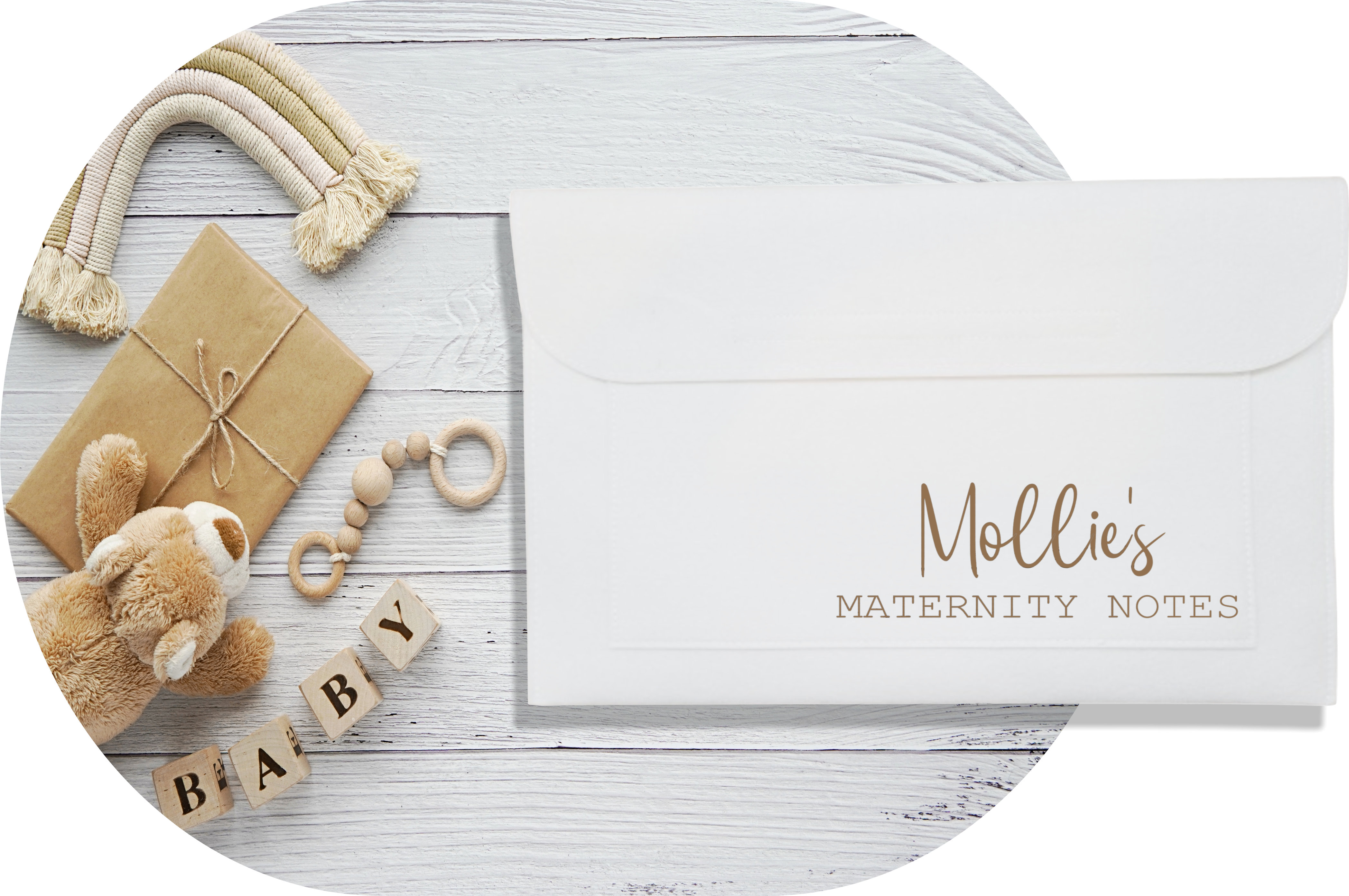 Personalised Maternity Notes Folder