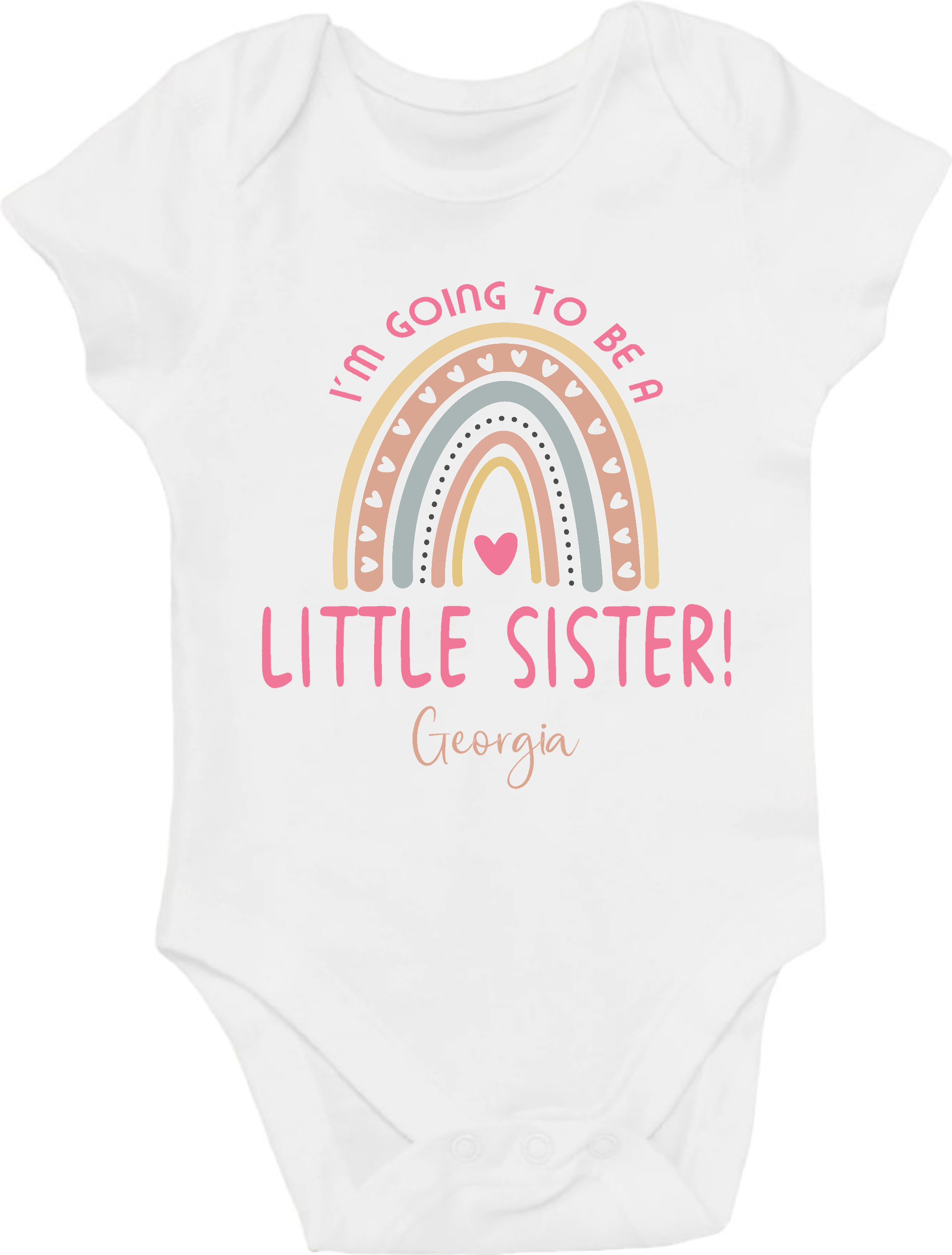 I'm Going To Be a Big Sister T-shirt Sibling -baby announcement gift