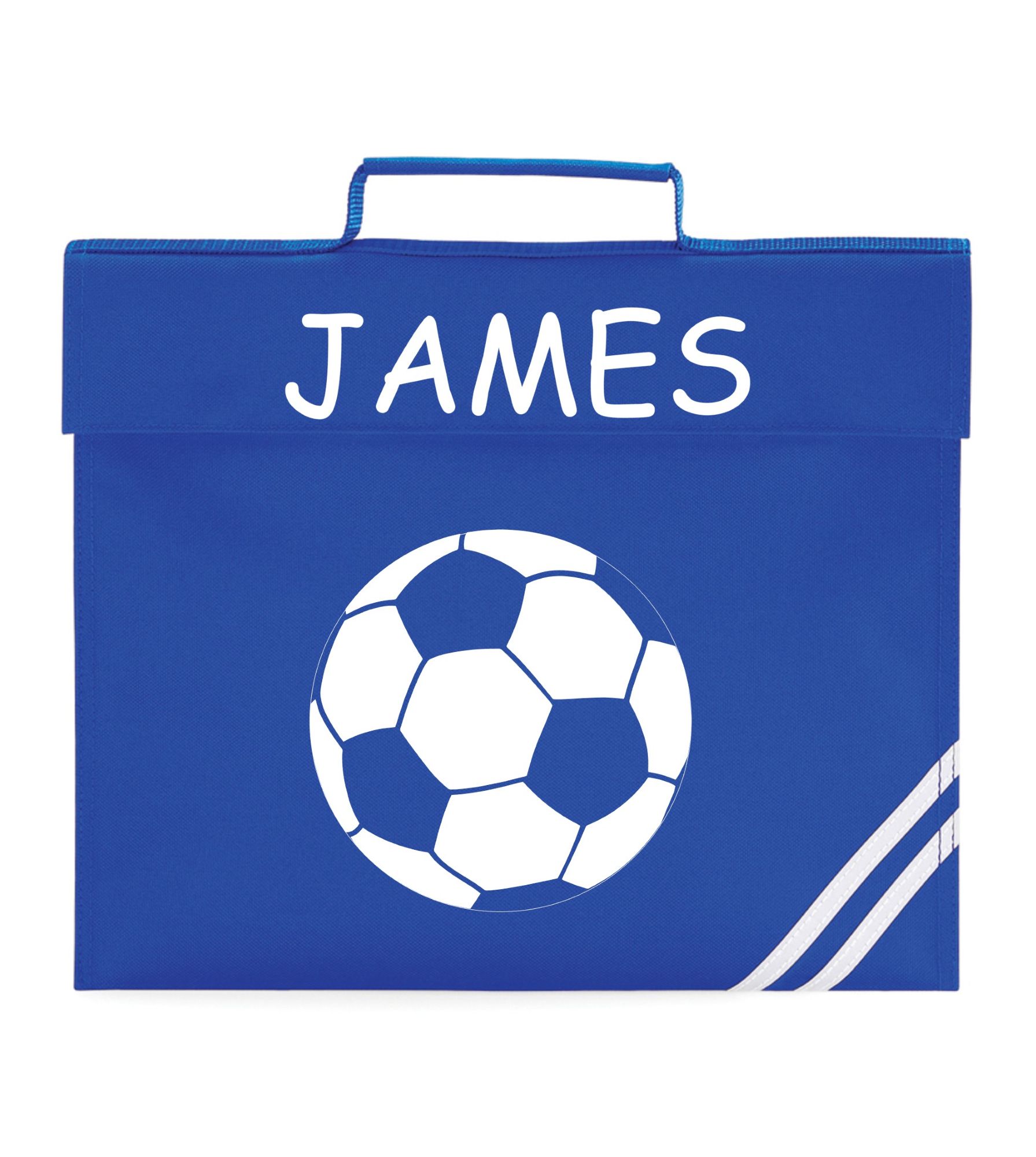 Personalised Football Book Bag School bag