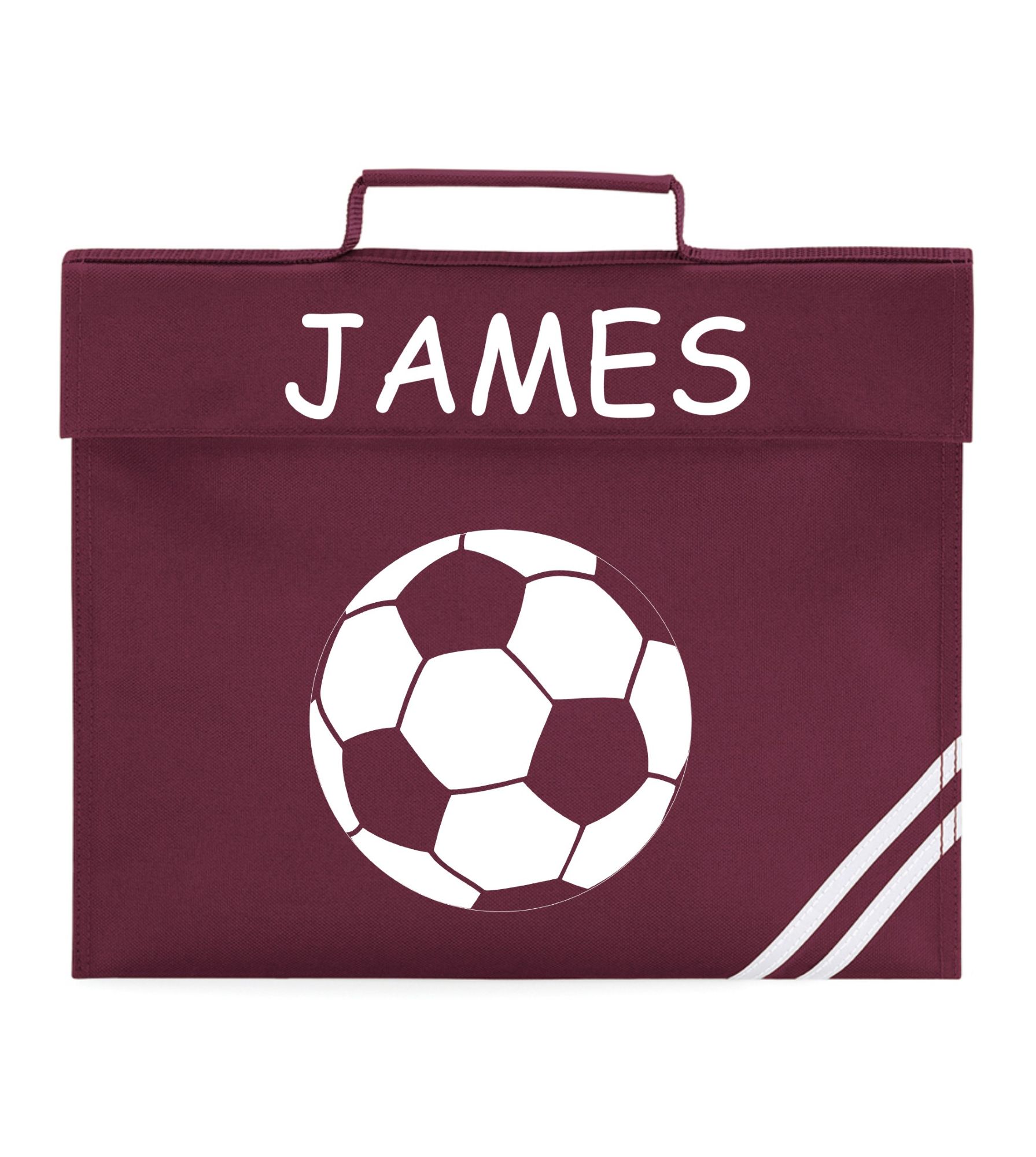 Personalised Football Book Bag School bag