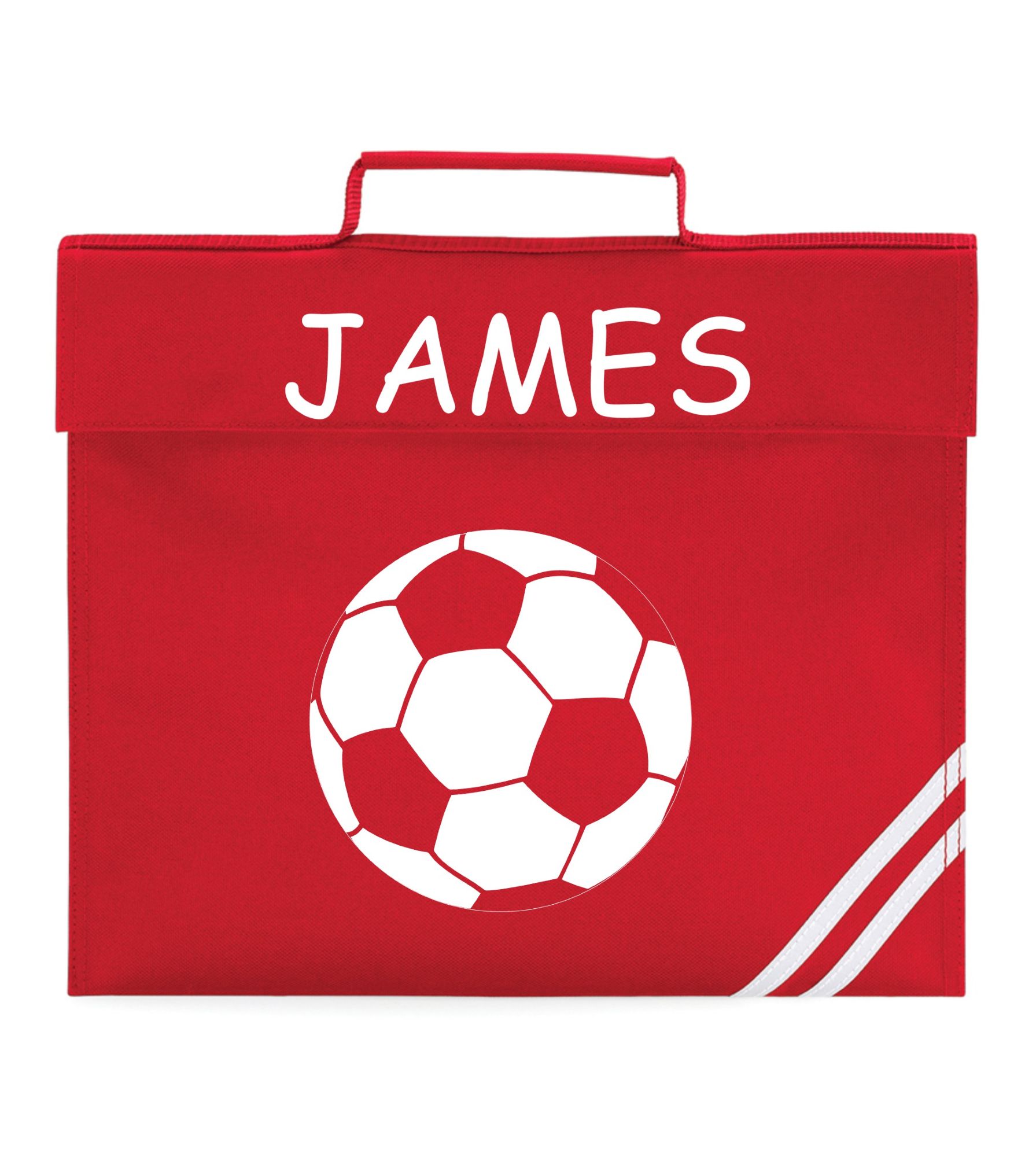 Personalised Football Book Bag School bag