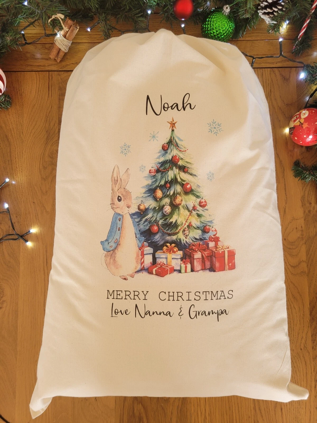 Personalised Christmas Gift Sack