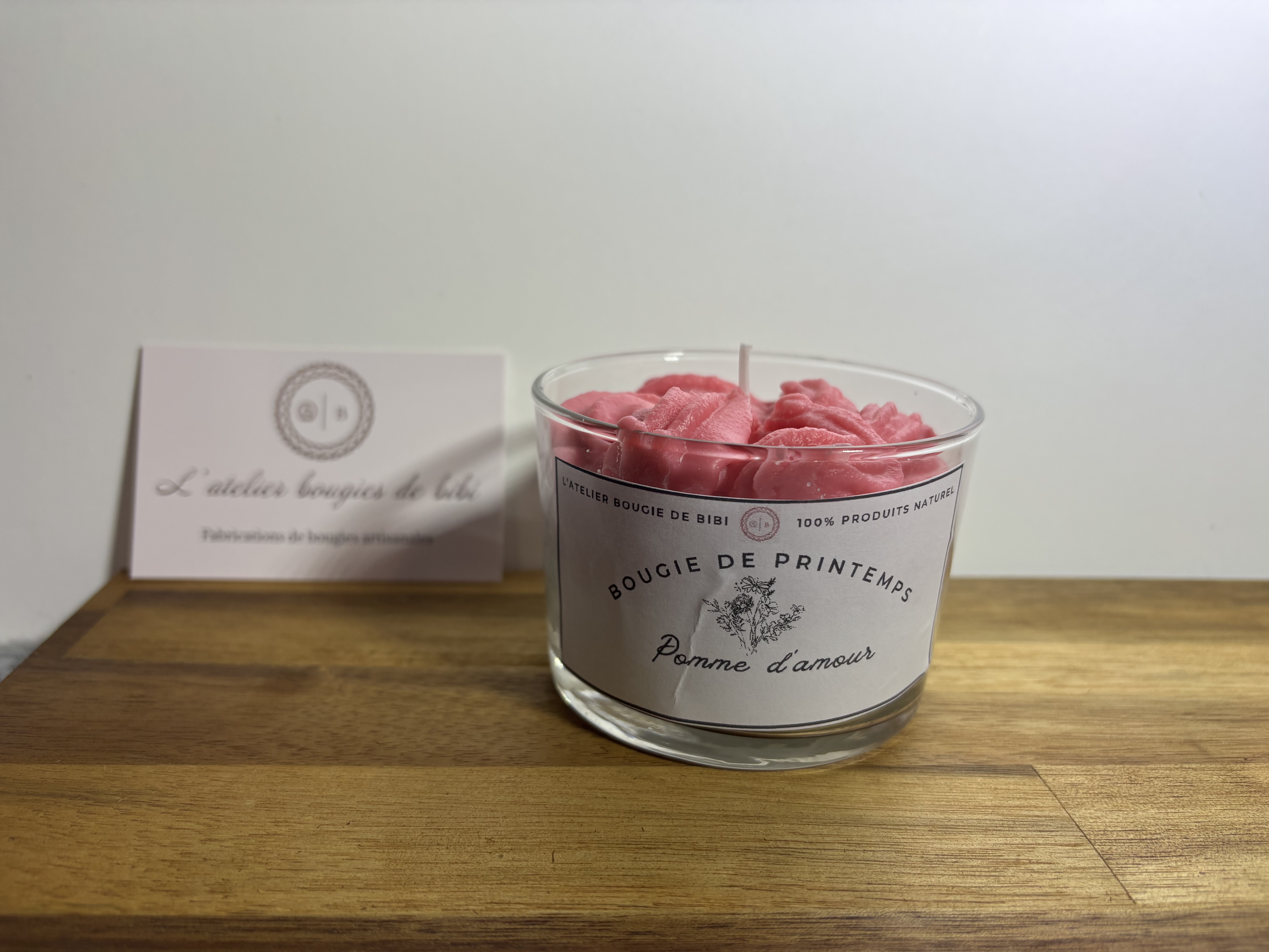 Bougies Pomme d'amour