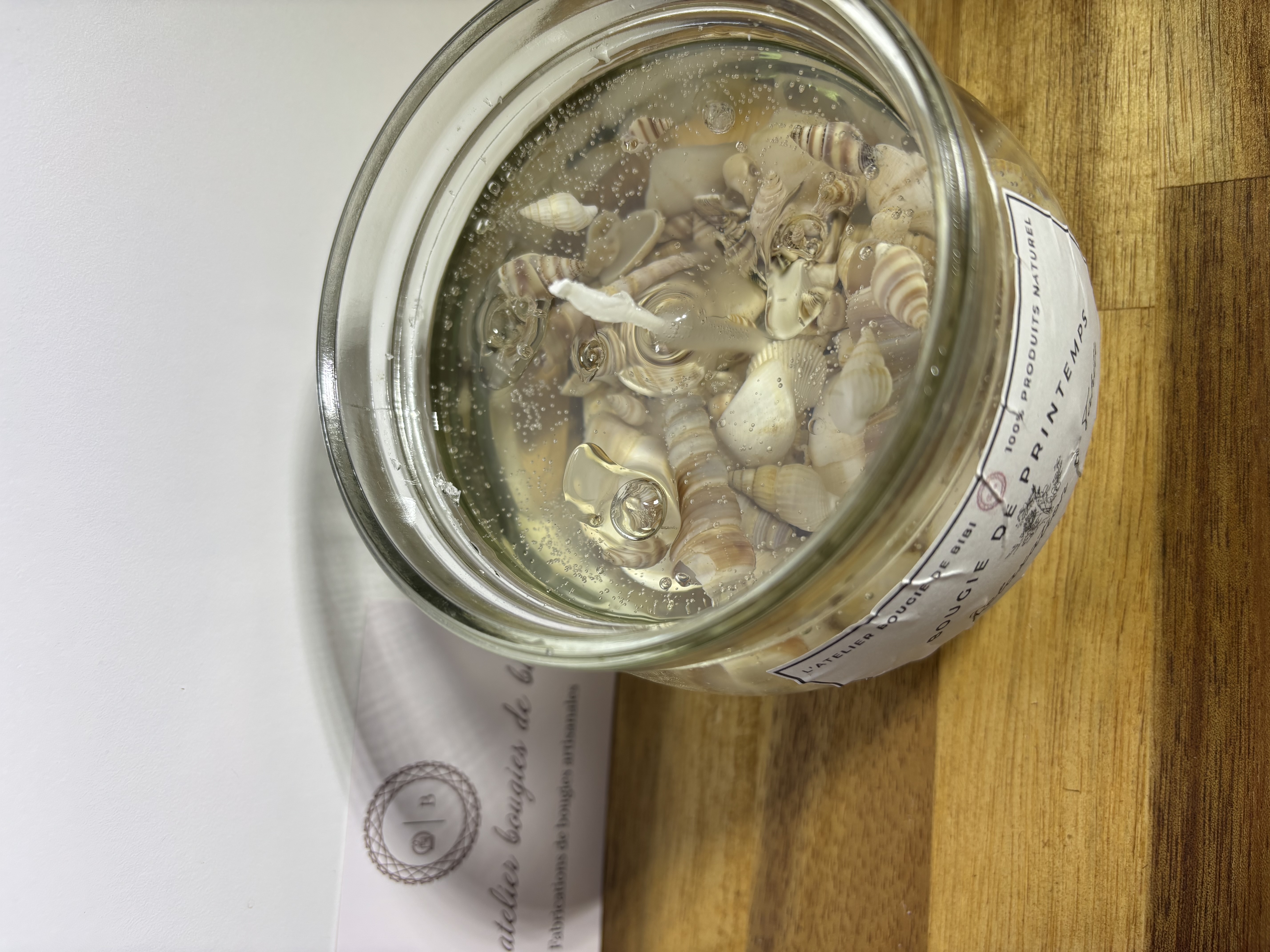 Bougie en gel fragrance  relaxation à Tahiti