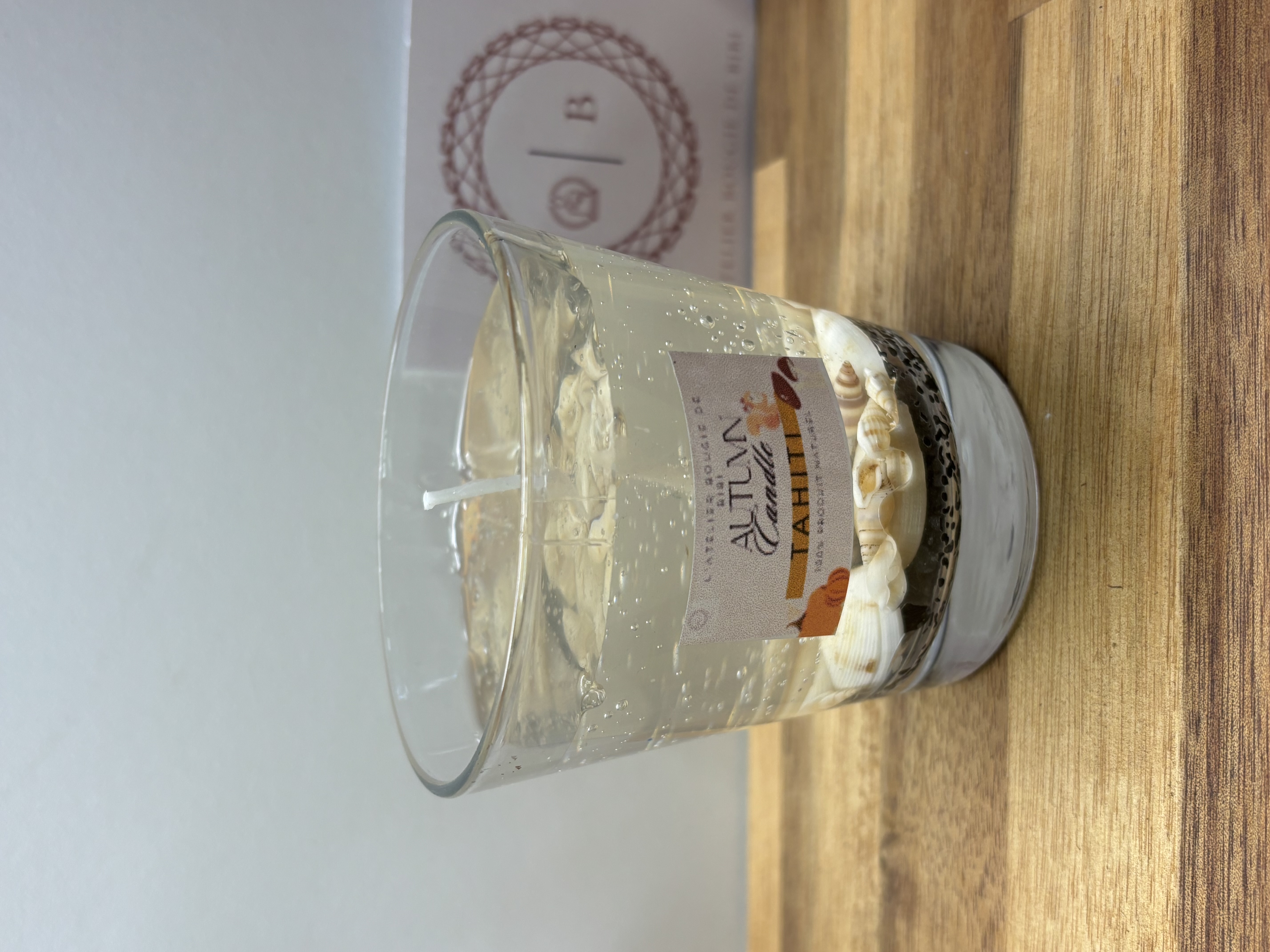 Bougie en gel Tahiti