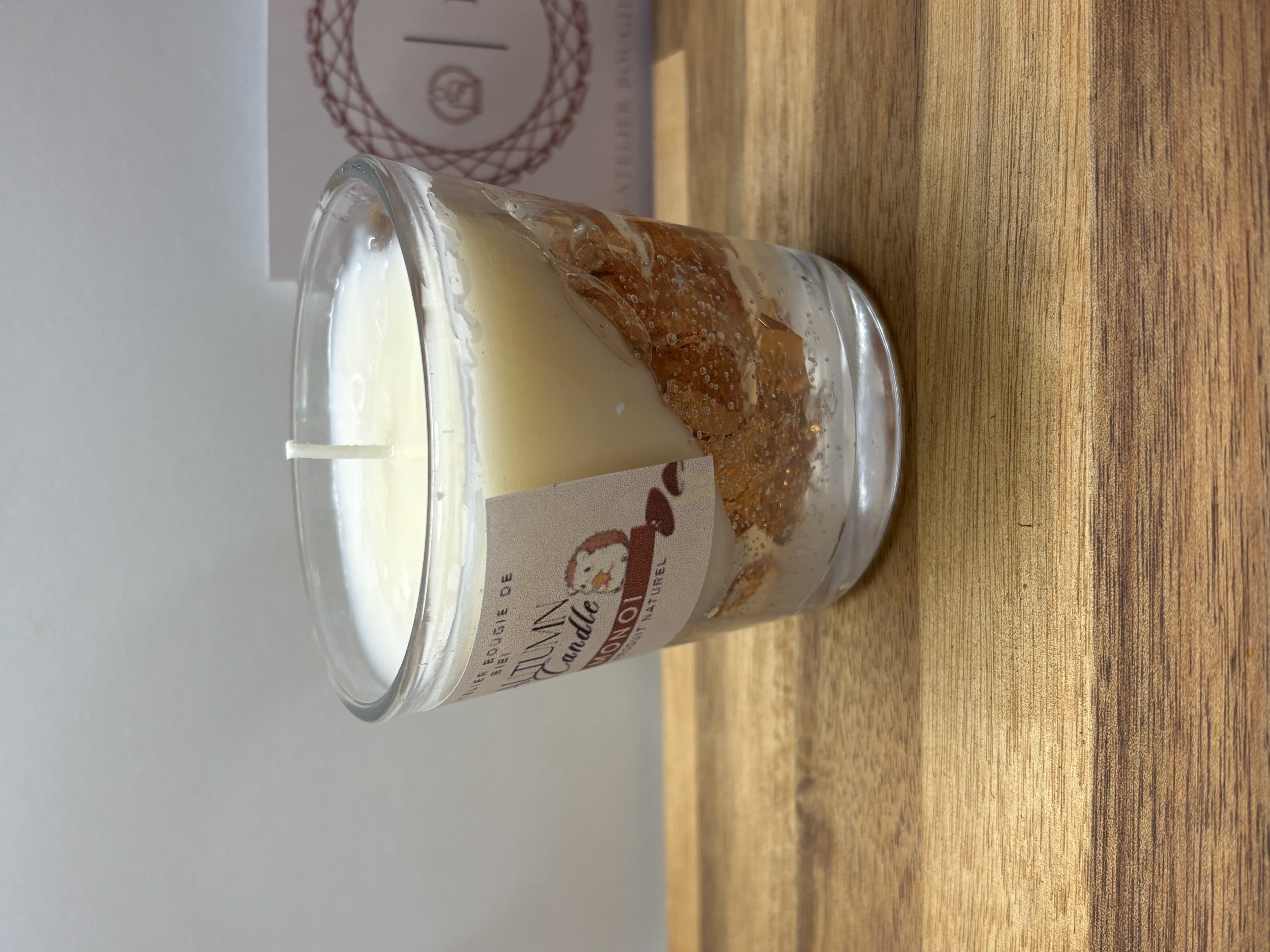 Bougie parfumée au monoï