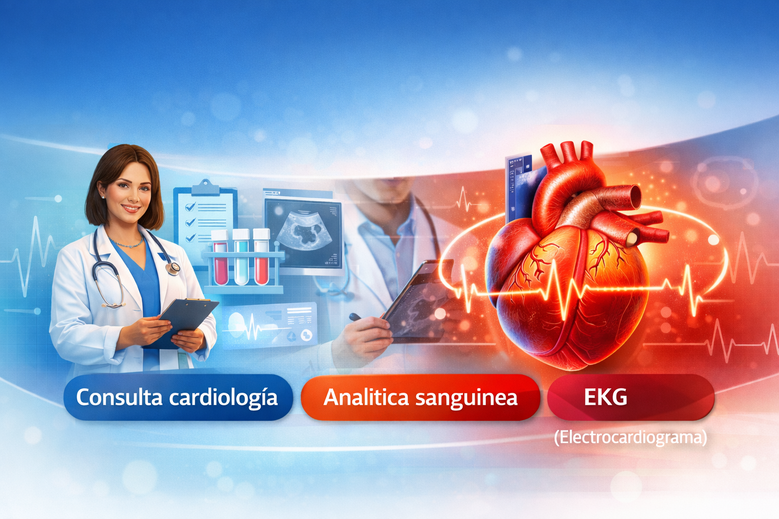Paquete de consulta cardiológica