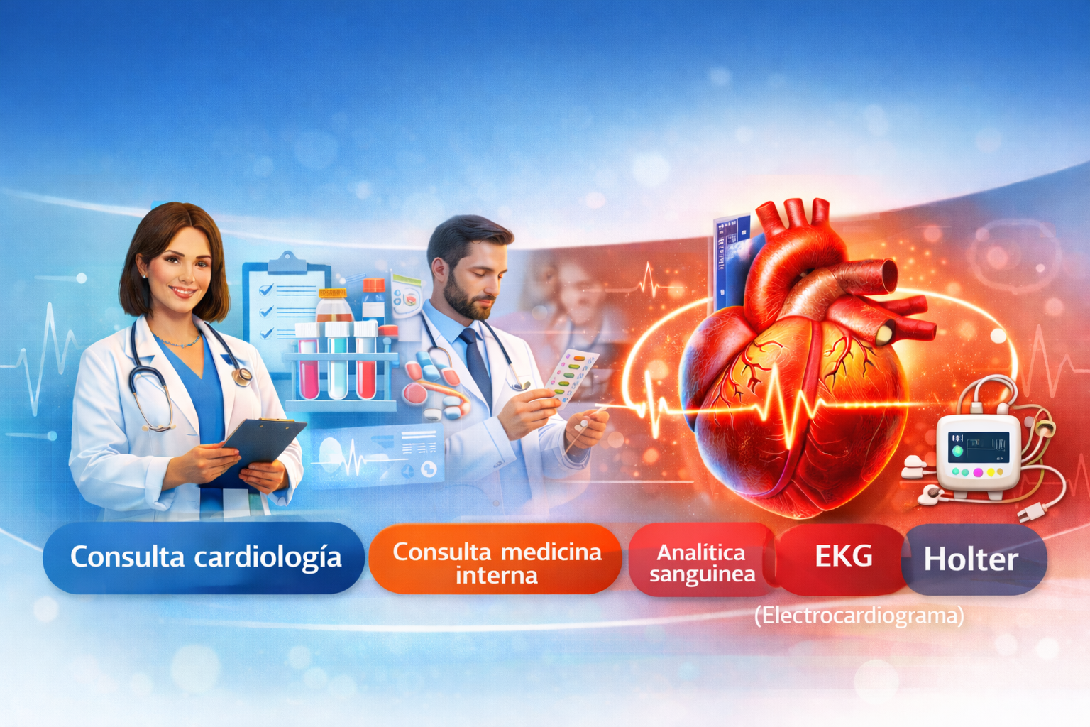 Paquete de chequeo cardiológico