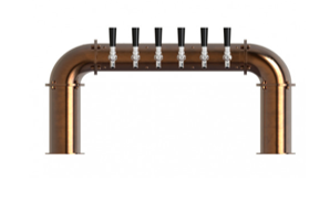 6 Way Draft Tap Tower