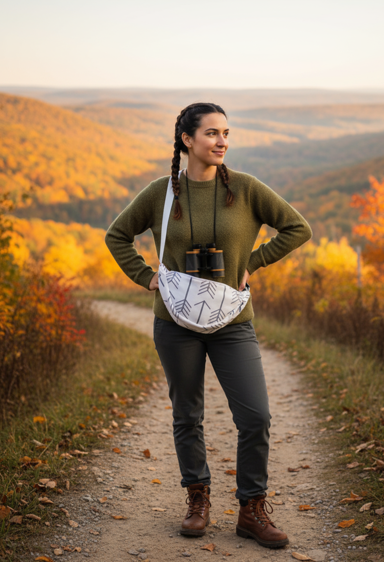 The Direction Crossbody - Minimalist Fanny Pack for Modern Adventure | It's All Love Gift Co.