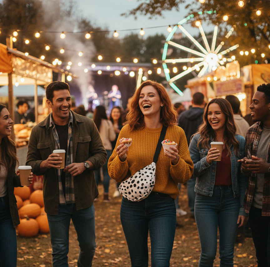 The Dot Dash Crossbody - Minimalist Sling Bag for Everyday Adventure | It's All Love Gift Co.