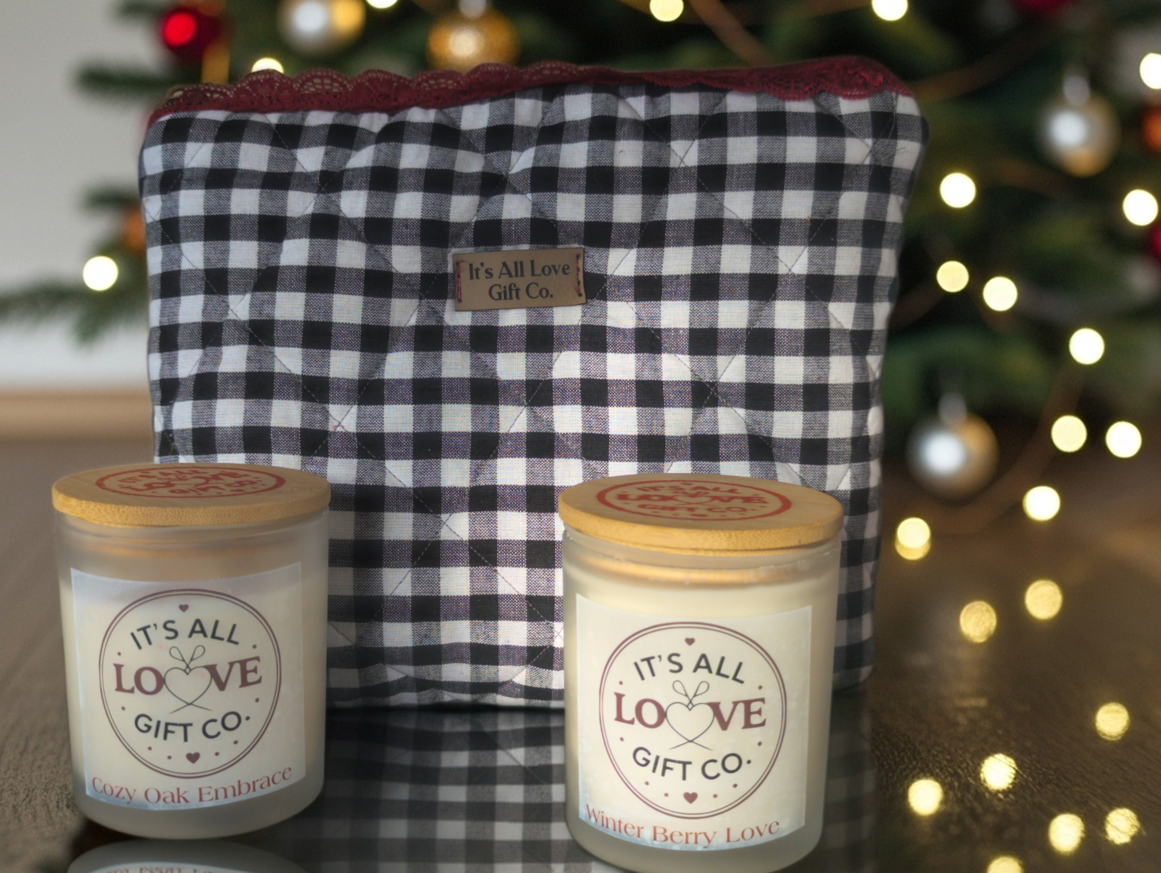 Extremely Limited! Christmas Gingham Gift Set (5 Total) | Slow-Made Trio