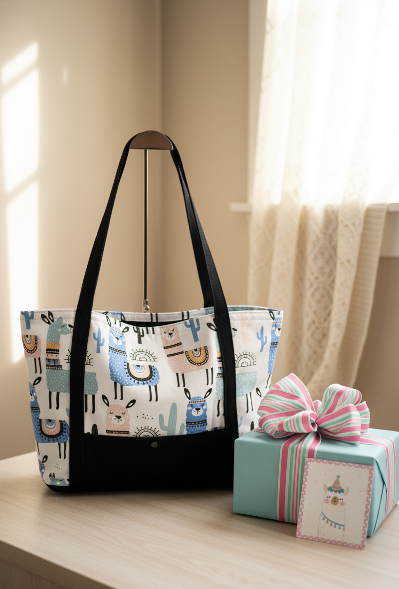 The Llama-Llama Tote Bag: A Unique & Handmade Everyday Bag