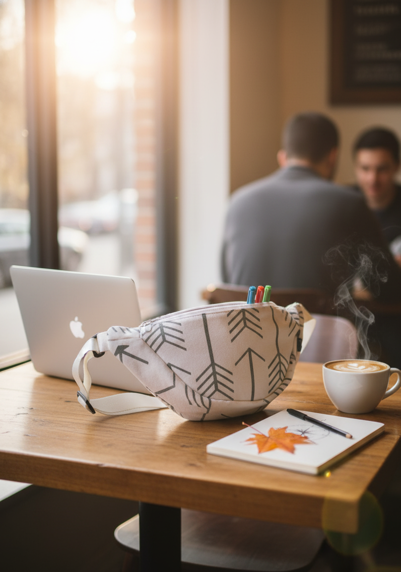 The Direction Crossbody - Minimalist Fanny Pack for Modern Adventure | It's All Love Gift Co.