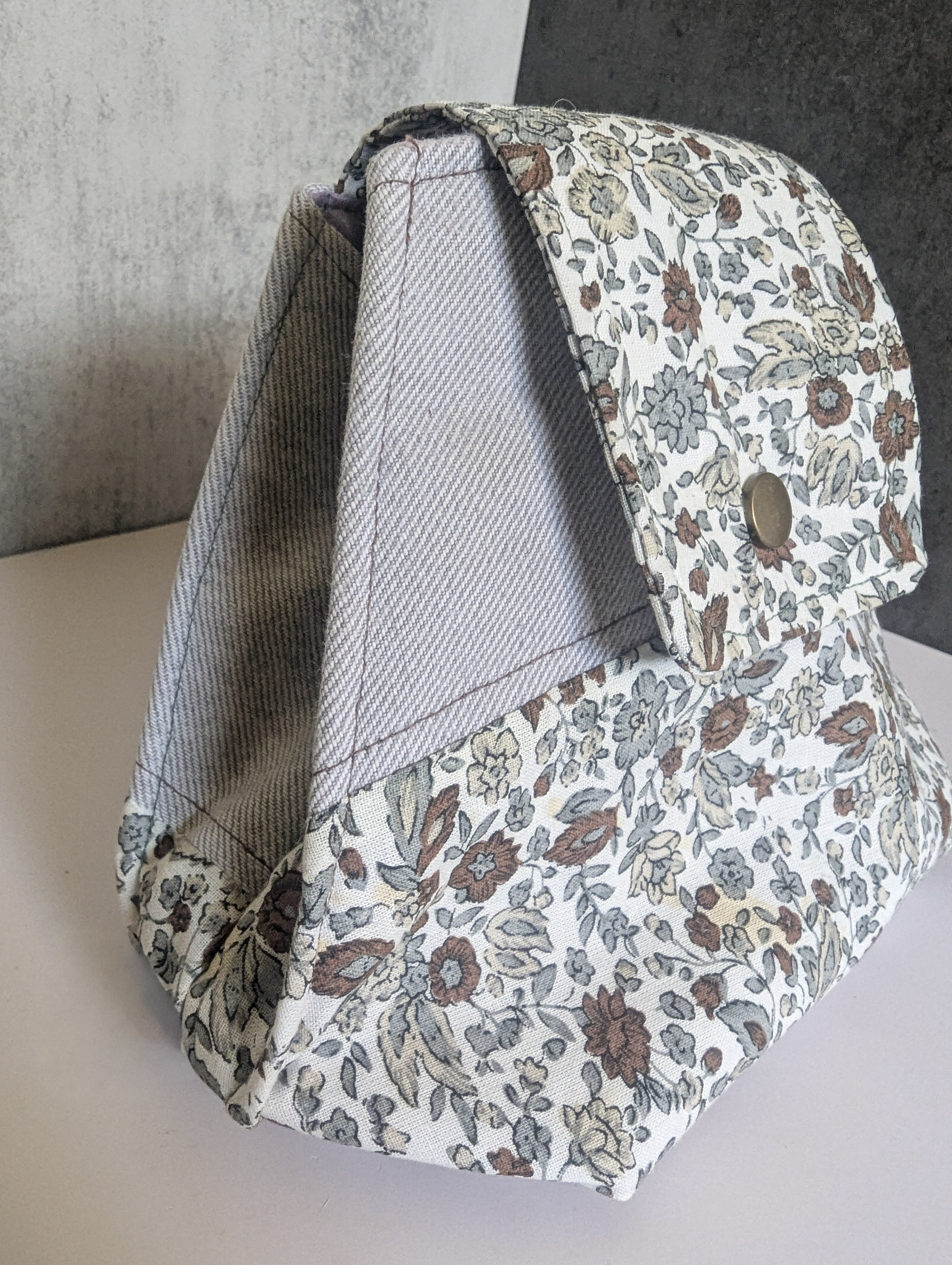 The Signature Floral & Denim Waterproof Clutch | Love & Canvas