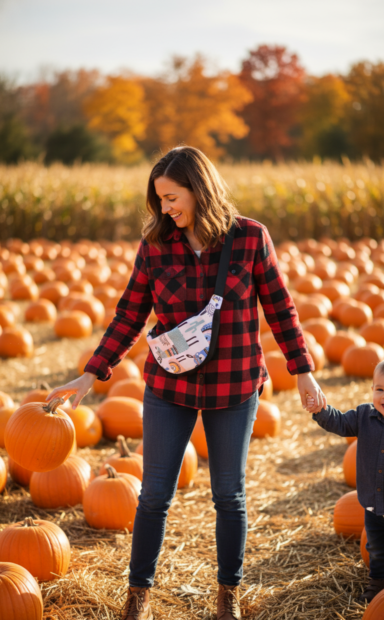 The Llama Love Crossbody - Handmade Fanny Pack for Hands-Free Adventure | It's All Love Gift Co.