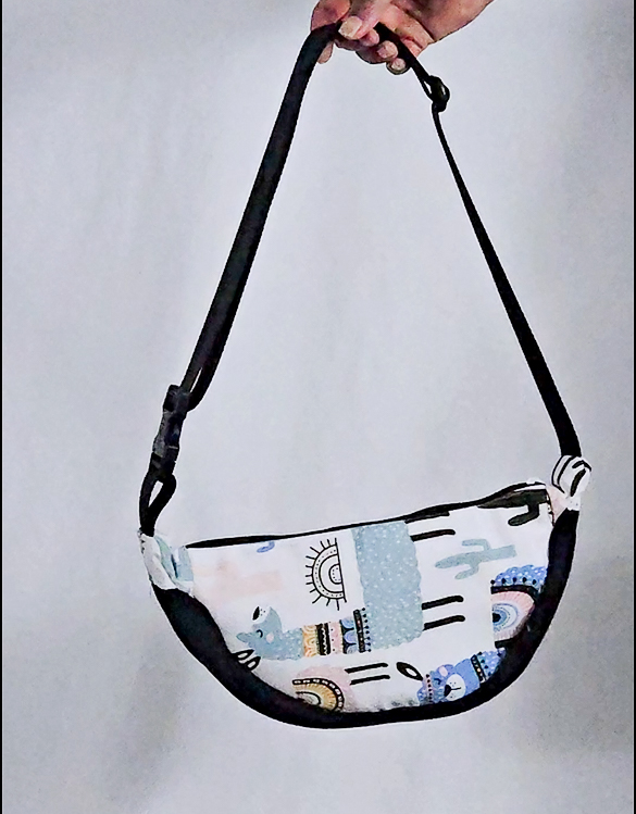 The Llama Love Crossbody - Handmade Fanny Pack for Hands-Free Adventure | It's All Love Gift Co.