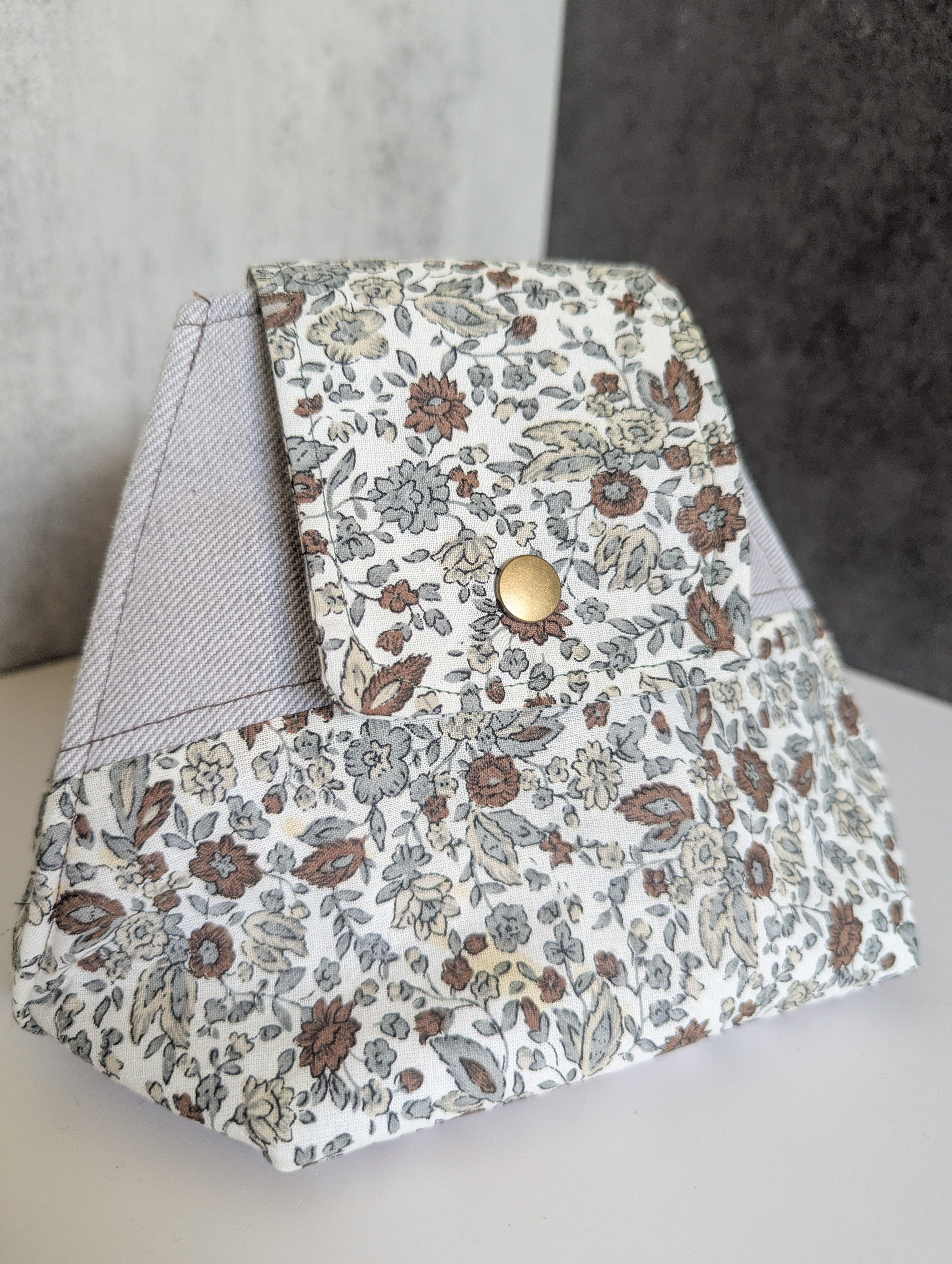 The Signature Floral & Denim Waterproof Clutch | Love & Canvas