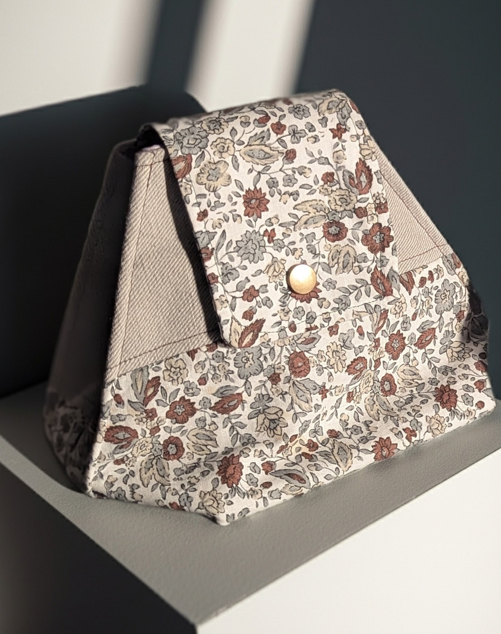 The Signature Floral & Denim Waterproof Clutch | Love & Canvas
