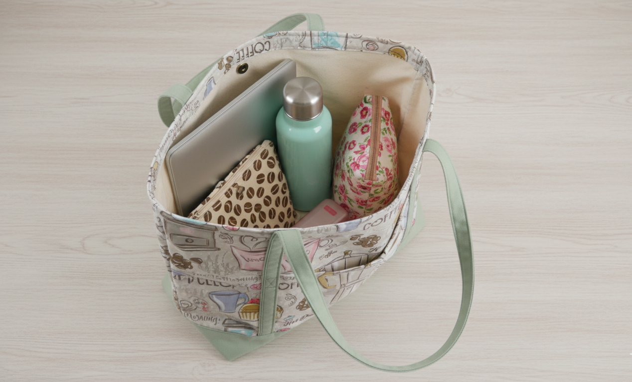 The Coffee Lover Tote: A Handmade Bag