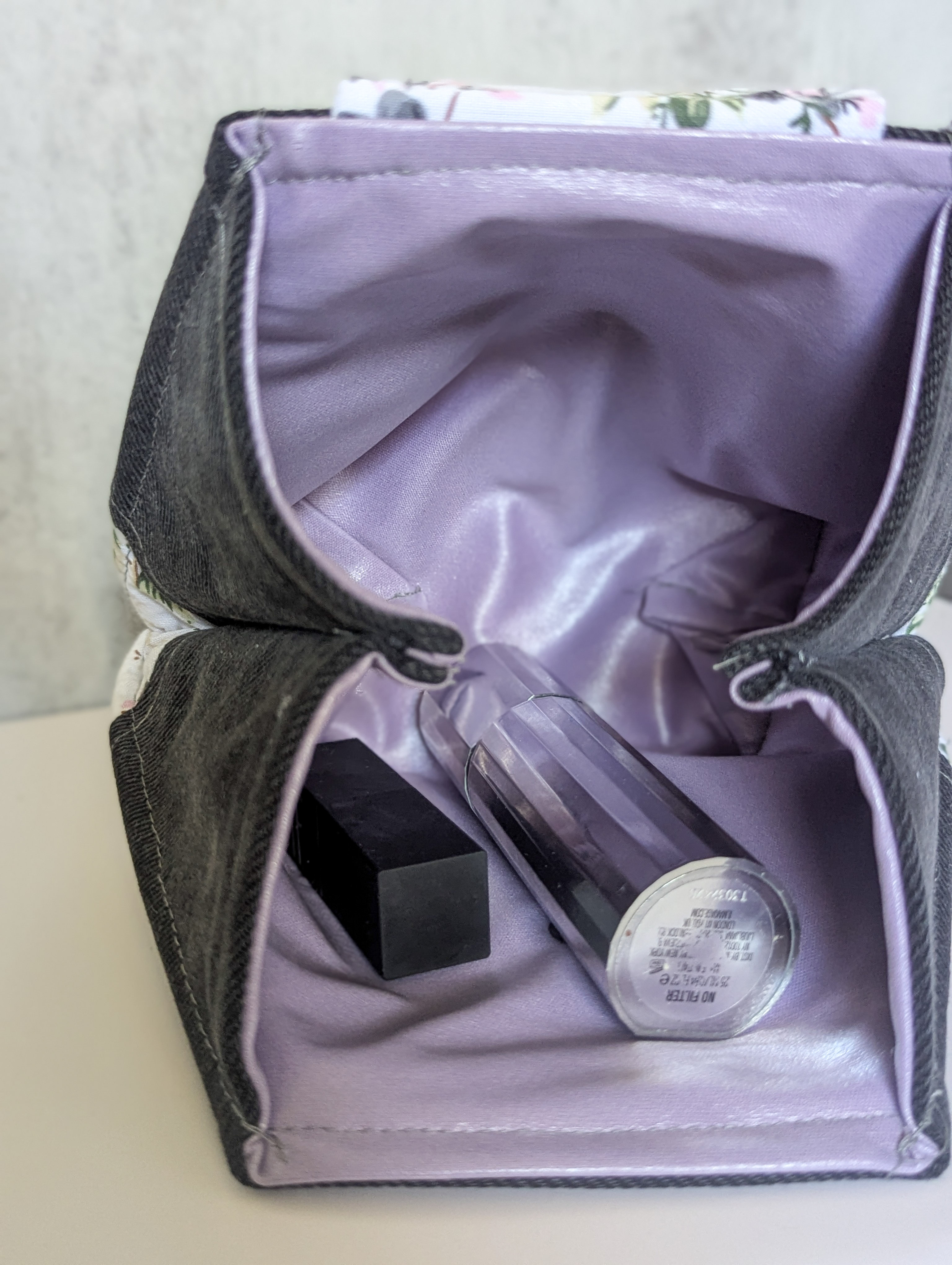 The Heritage & Heart Soft Clutch: Upcycled Denim & Botanical Cotton