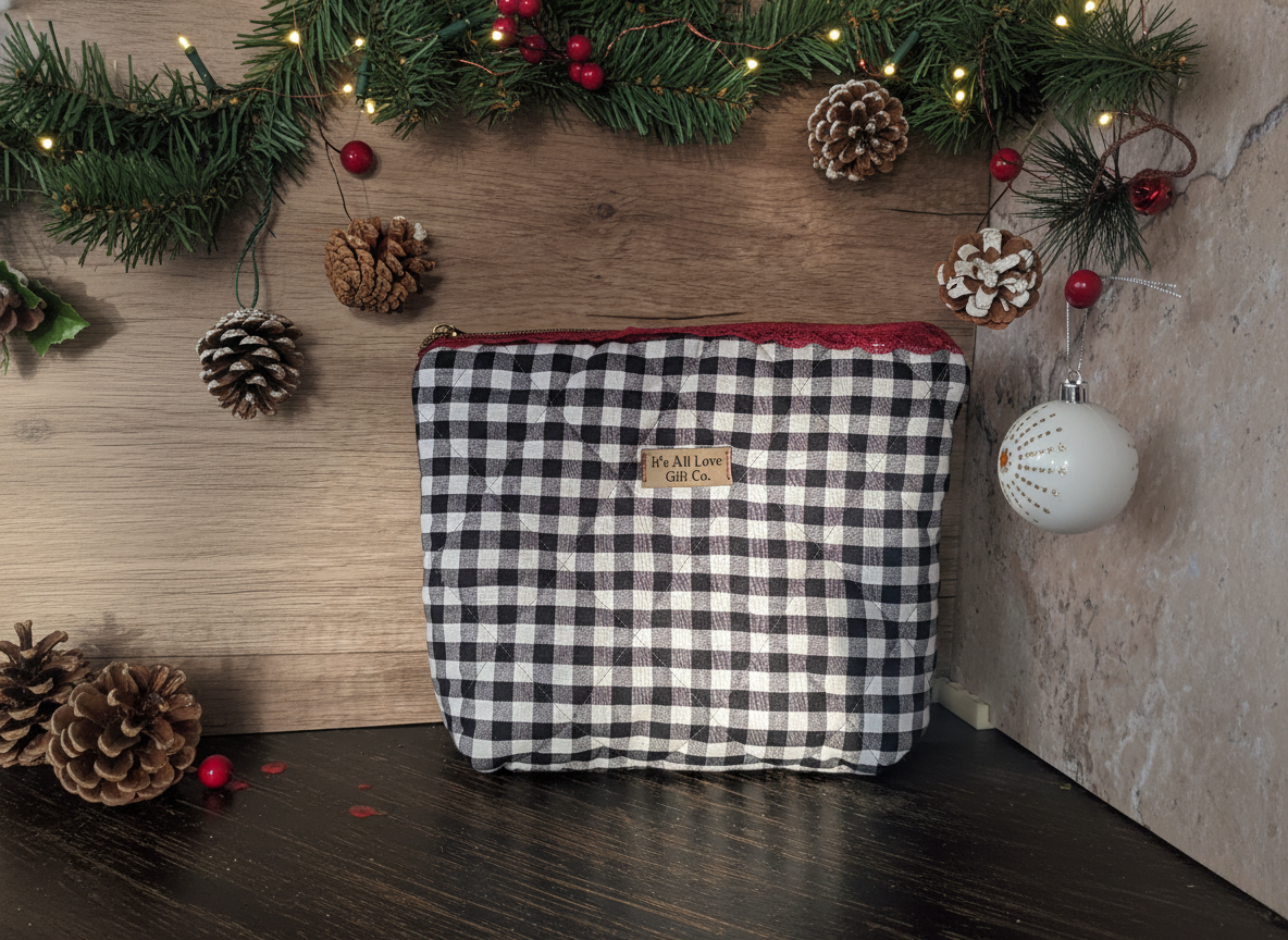 Extremely Limited! Christmas Gingham Gift Set (5 Total) | Slow-Made Trio
