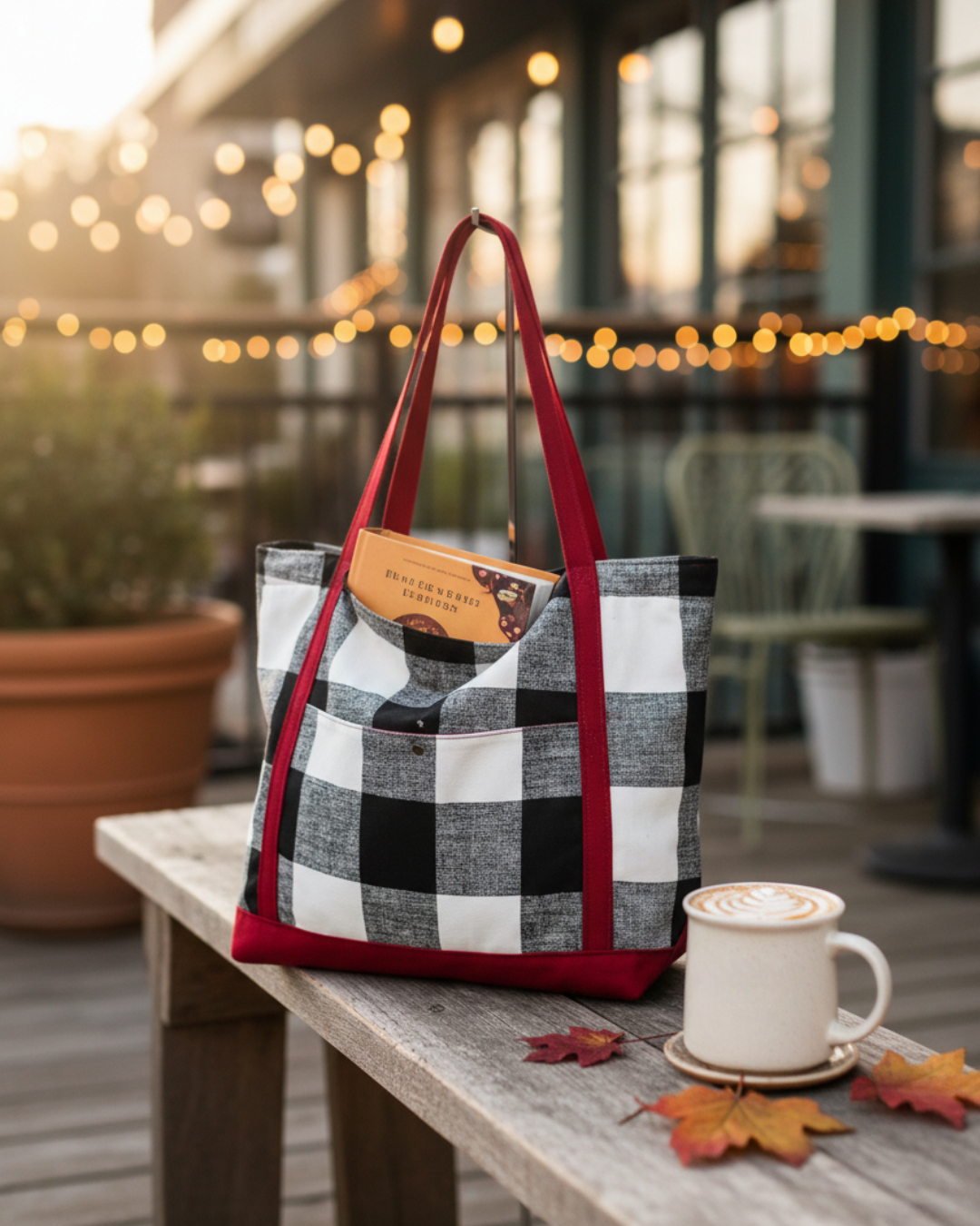 The Classic Plaid Tote: A Timeless Canvas Bag
