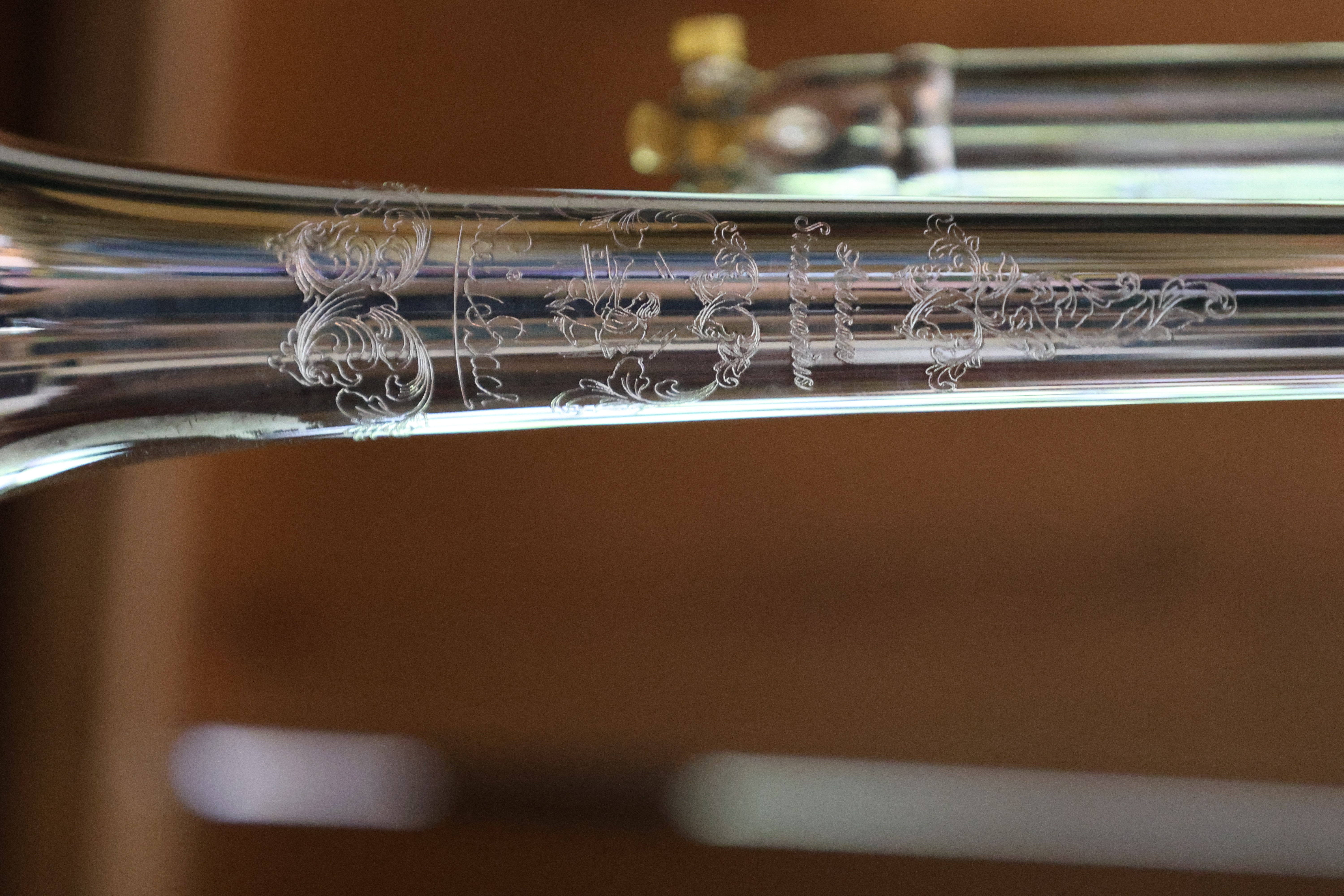 Genuine Vincent Bach AP190 Piccolo Trumpet with Gold Trim