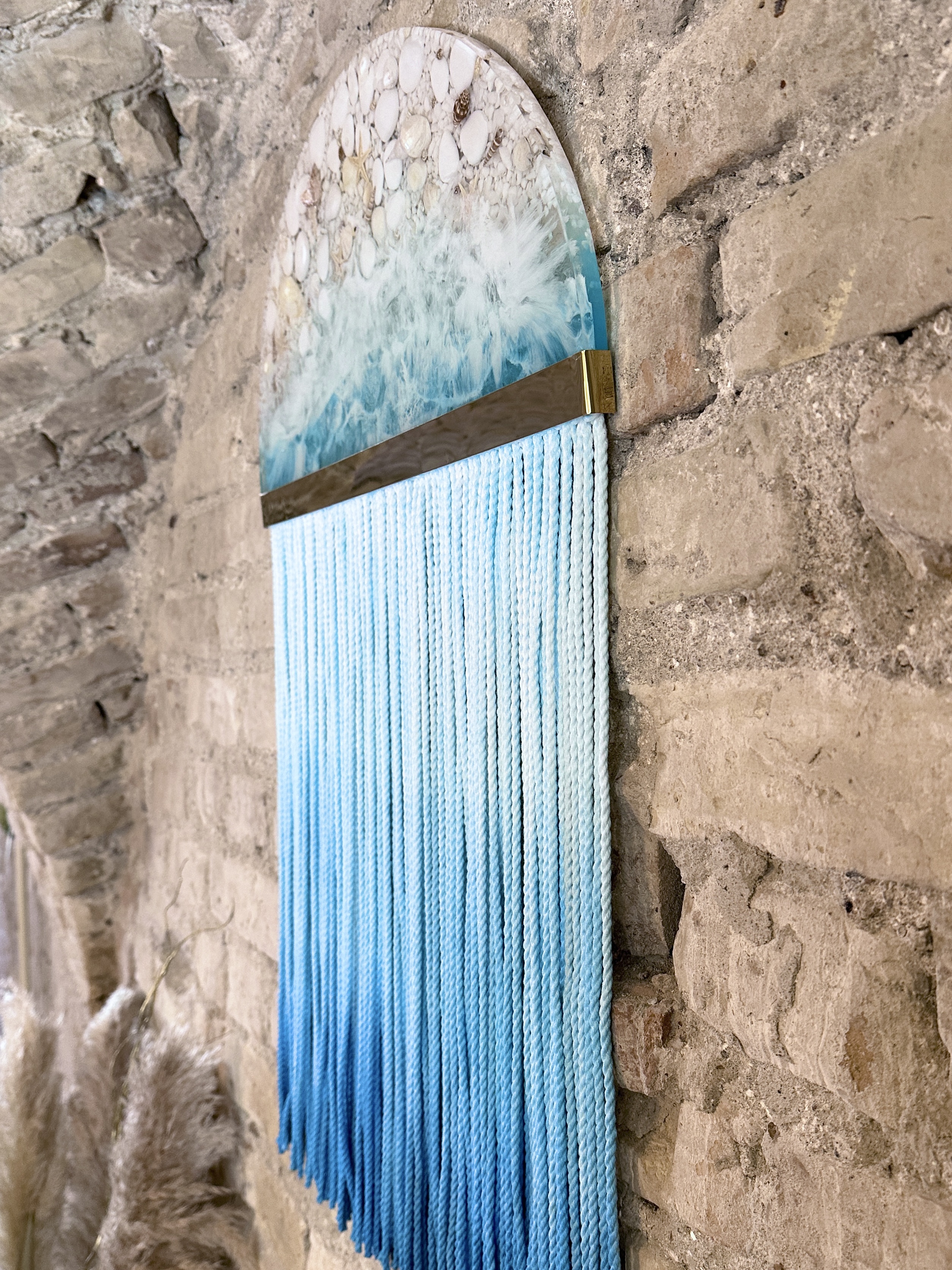 Half Moon Wall Hanging - “Holiday”