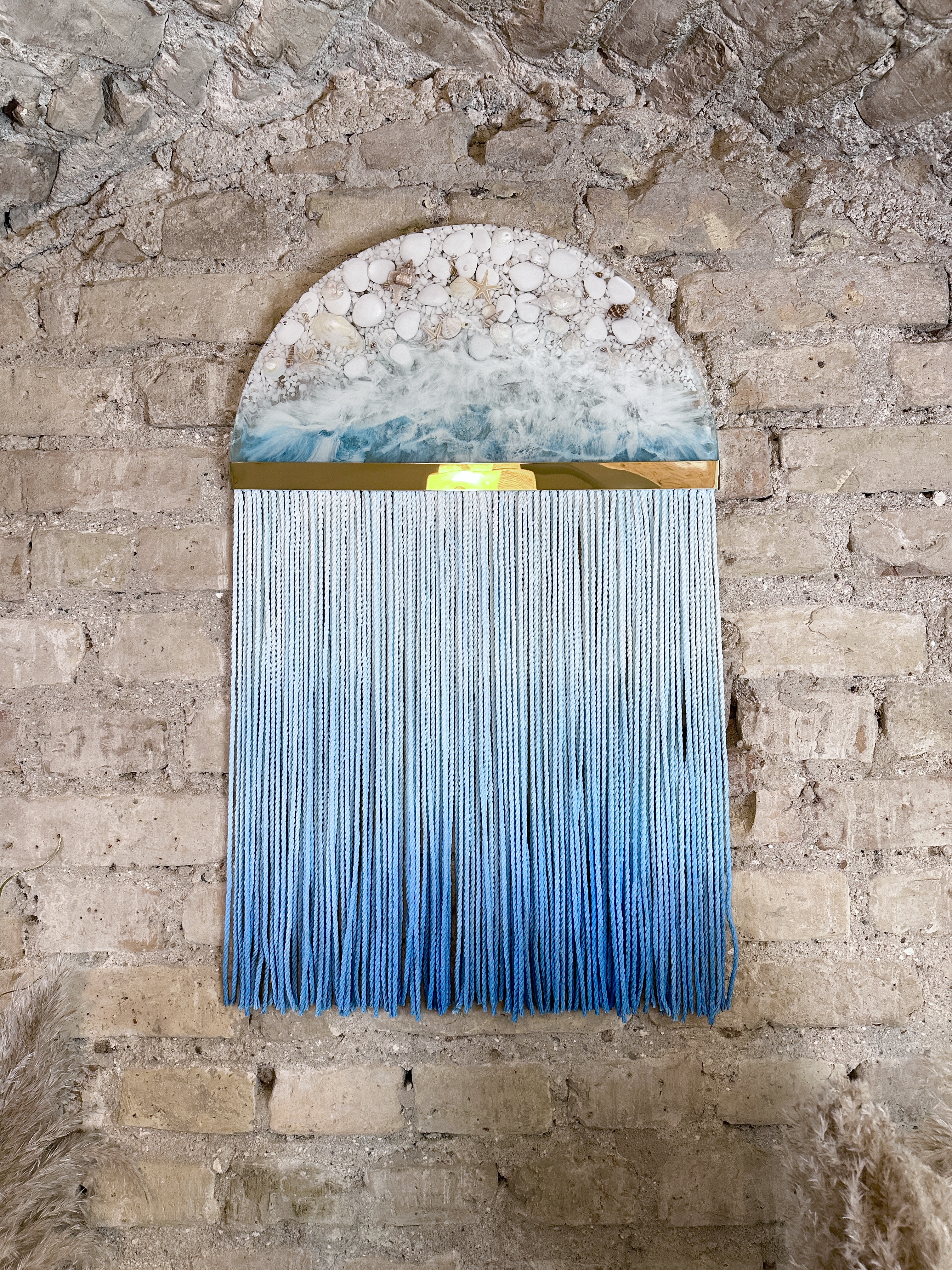 Half Moon Wall Hanging - “Holiday”