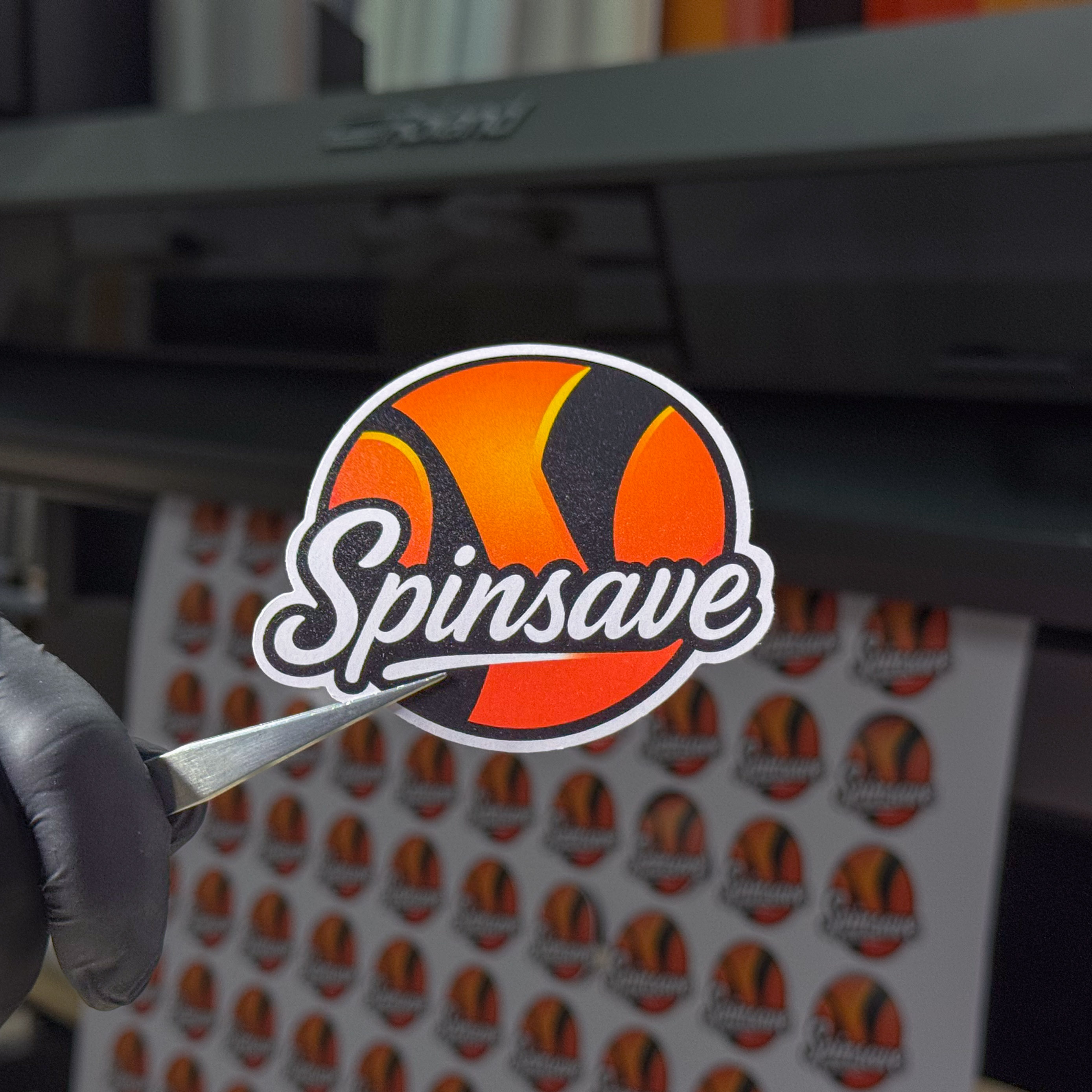 320 Stickers premium con Logo - 5cm