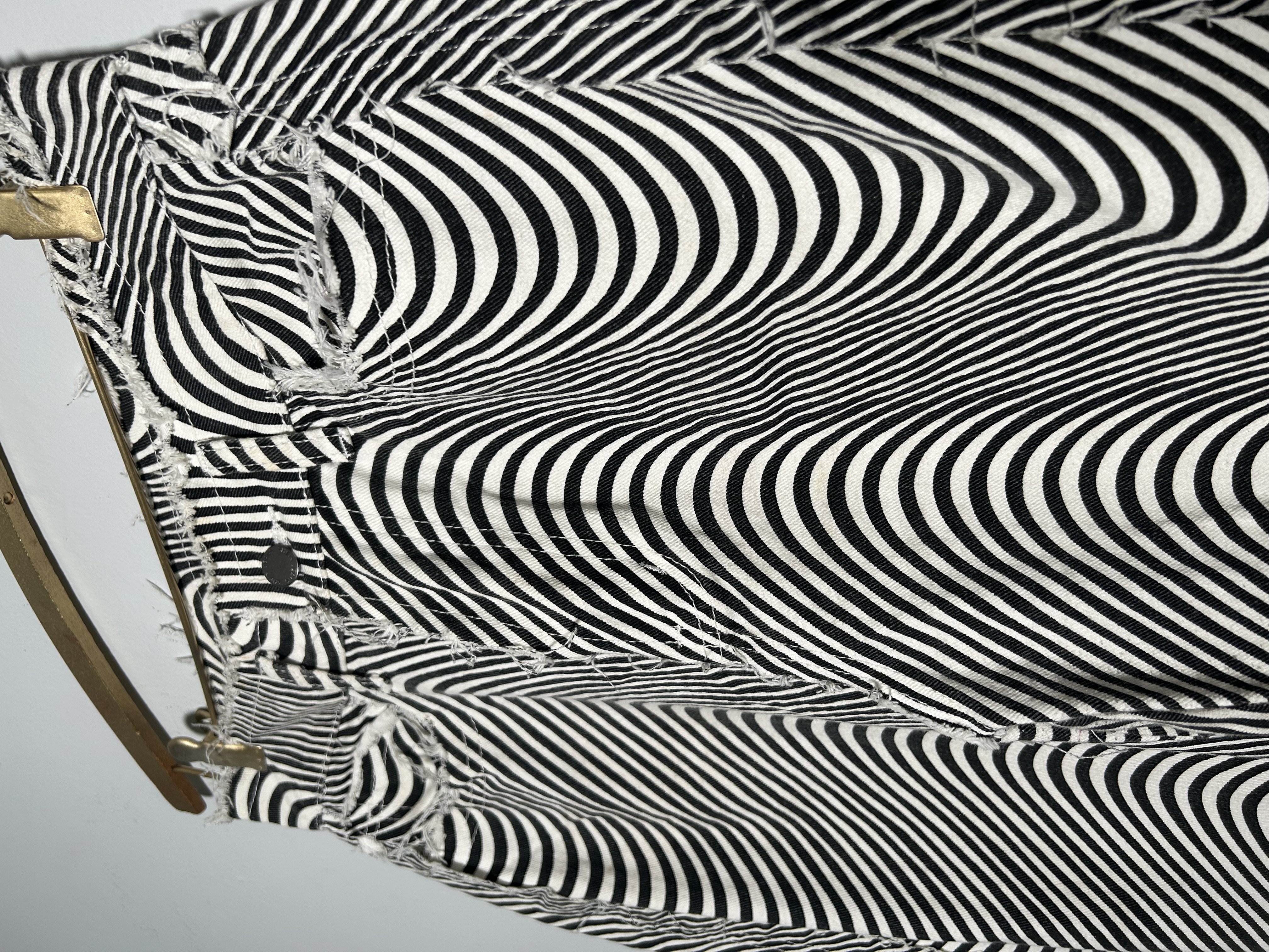 Black and White Patterned Jeans