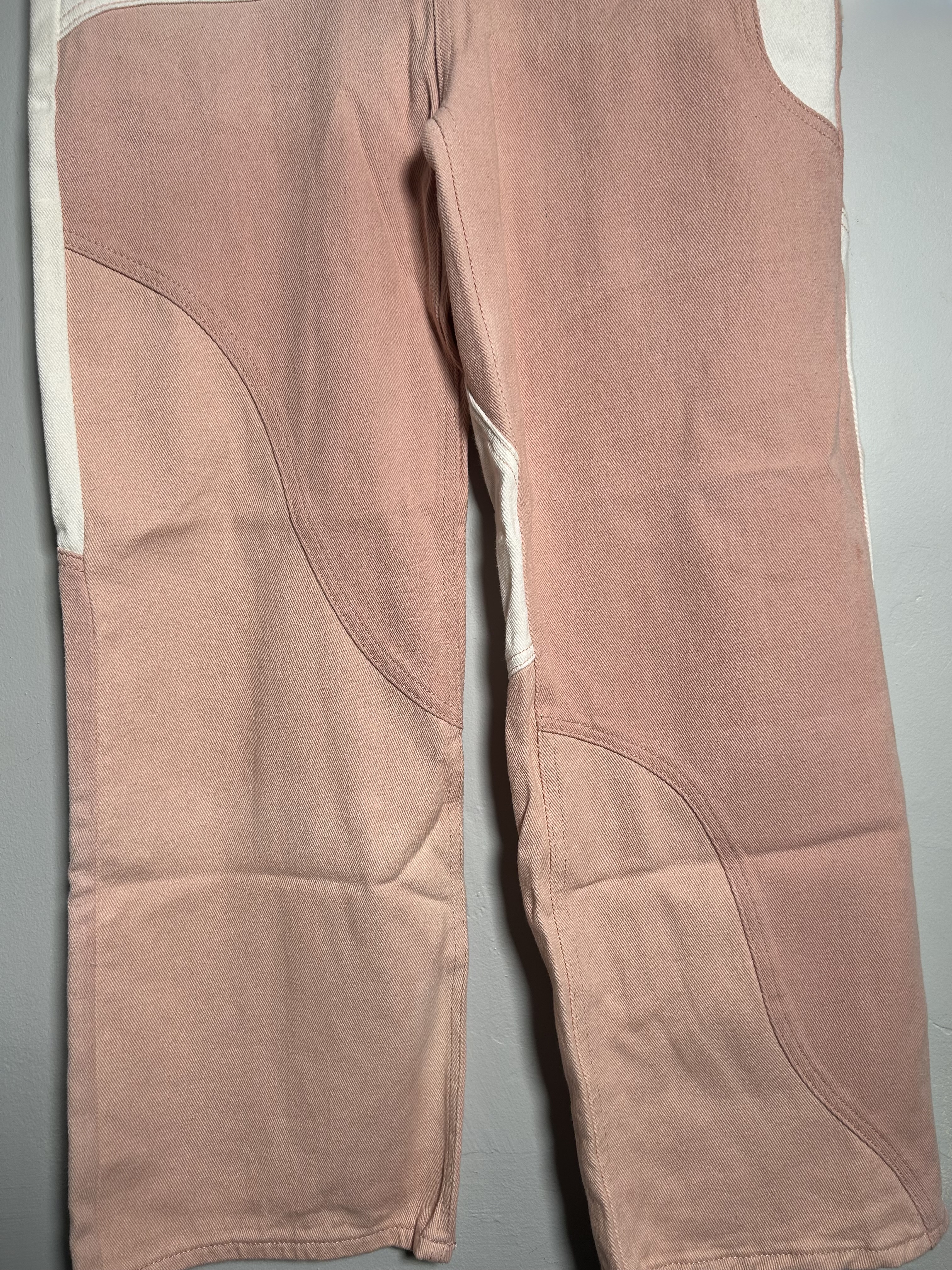 Two-Tone Patchwork Pants