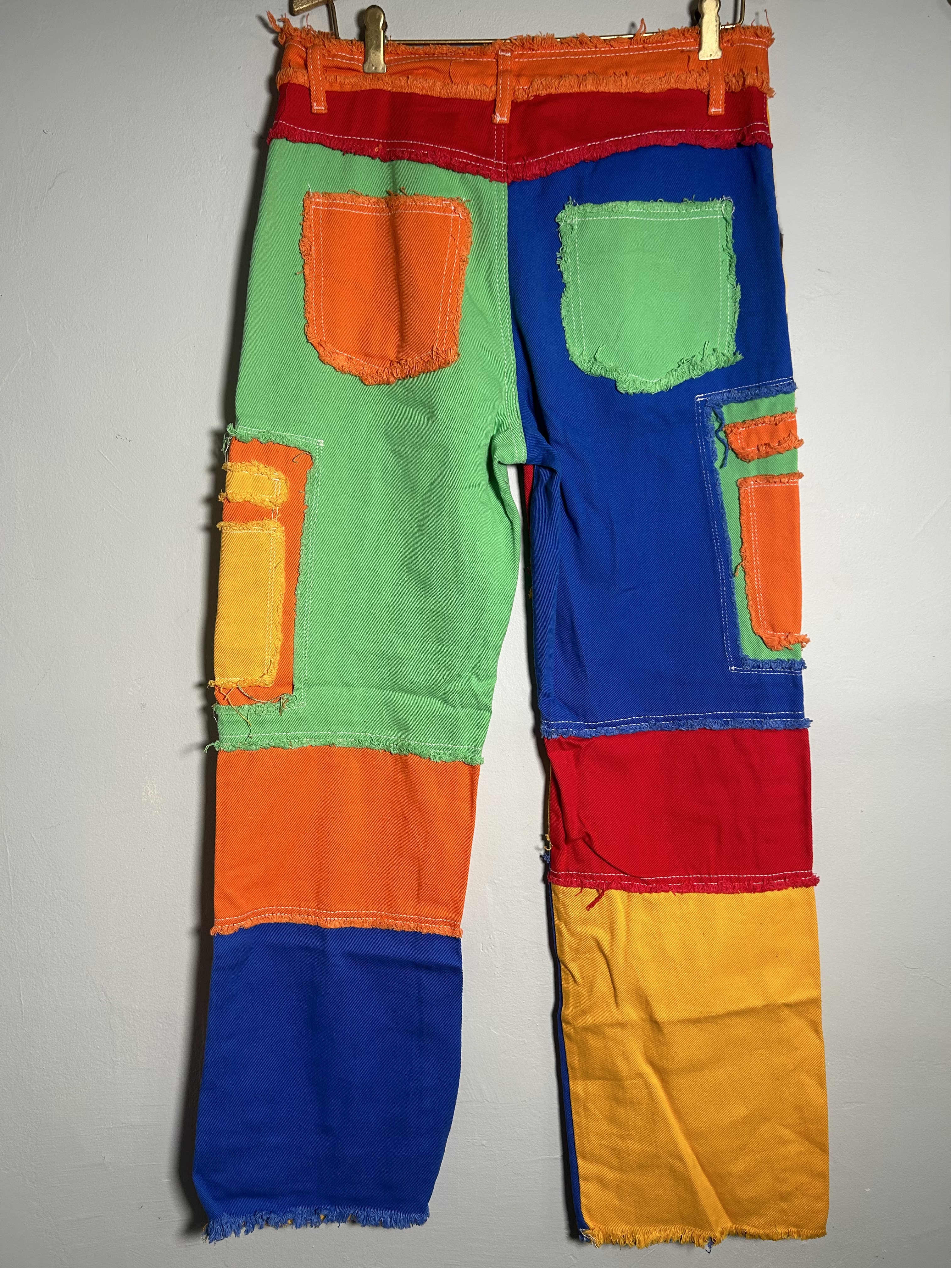 Colorful Patchwork Jeans