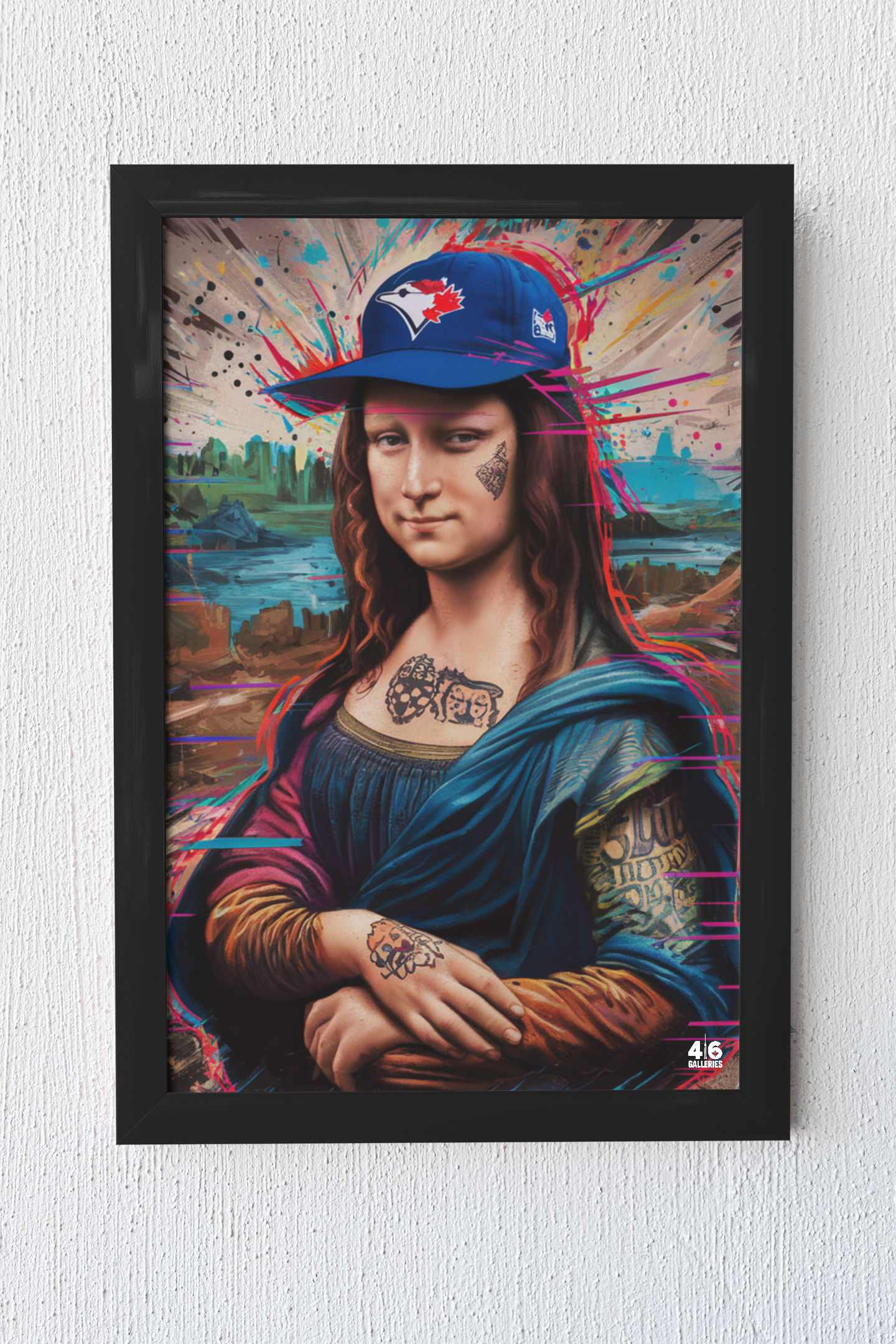 Urban Mona Lisa Art Print