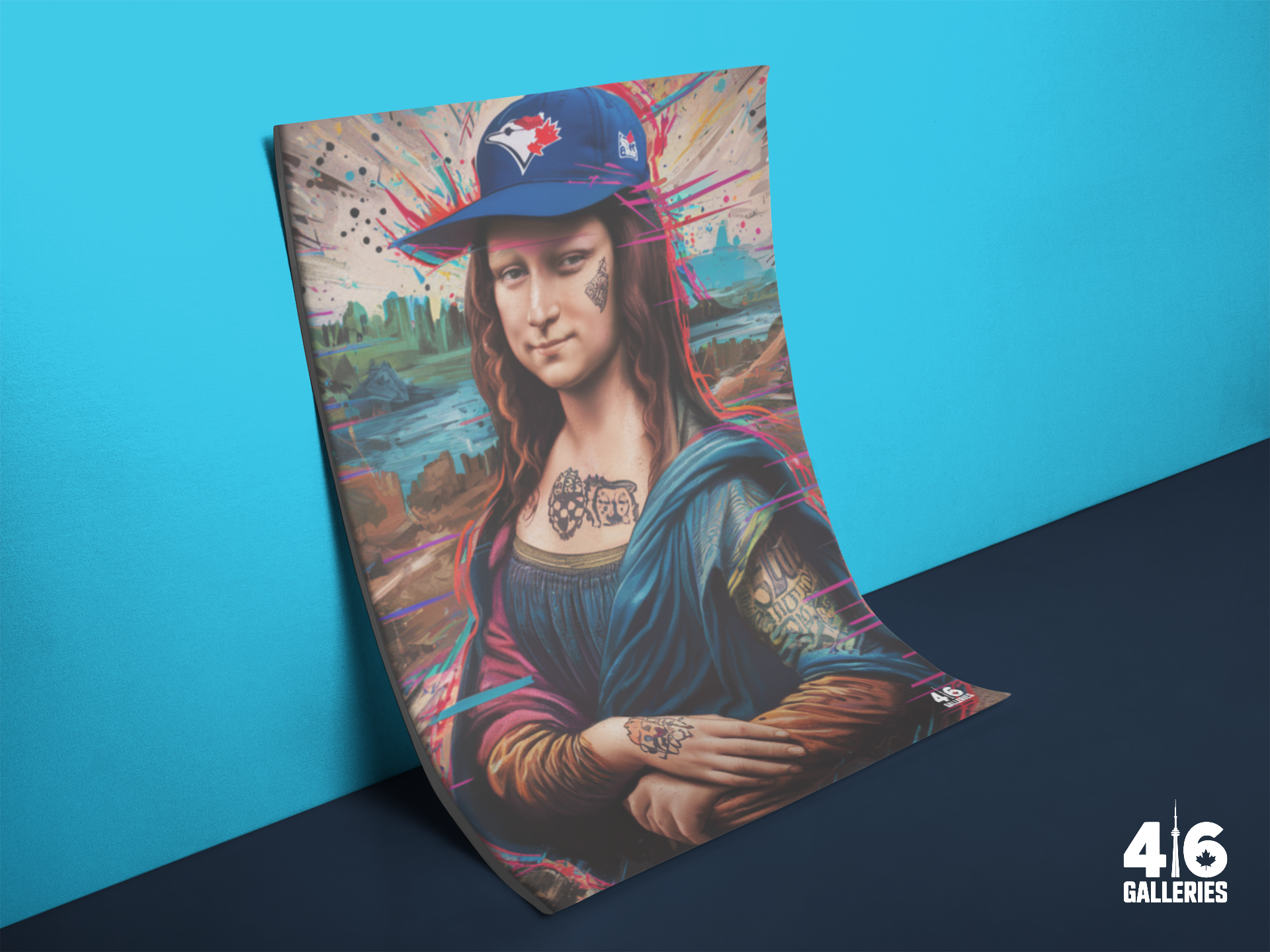 Urban Mona Lisa Art Print