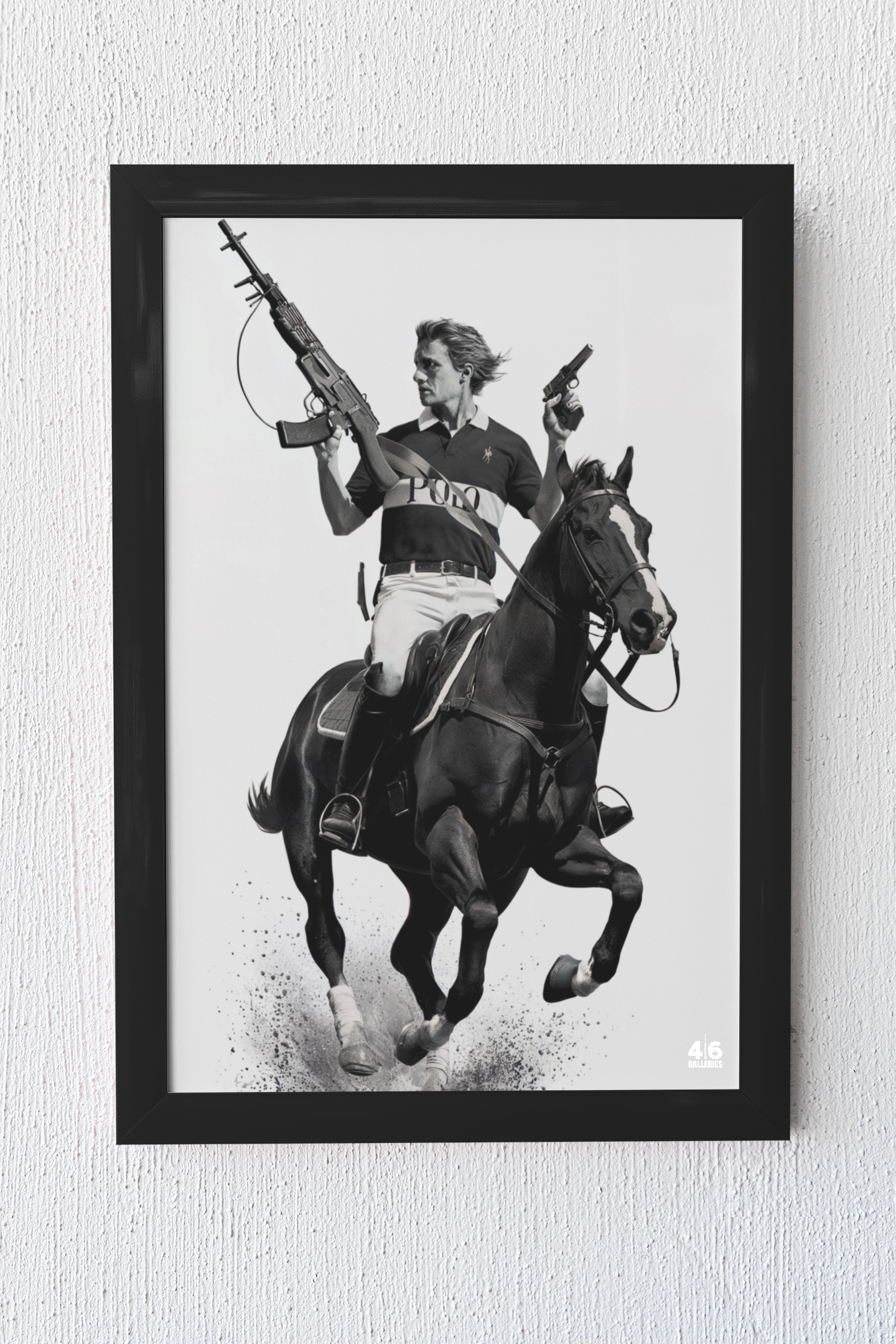Framed Modern Polo Wall Art