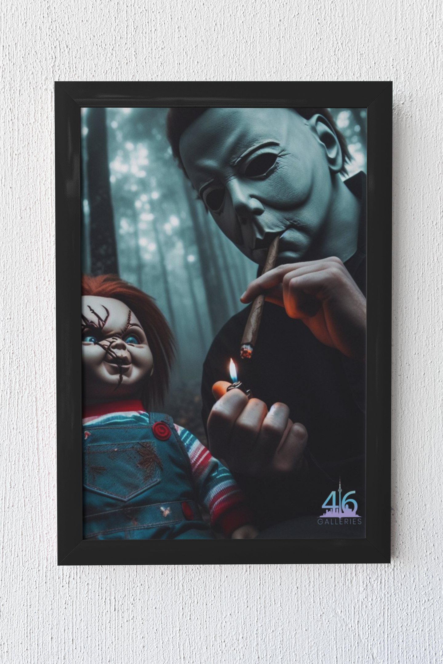 Horror Icons Art Poster