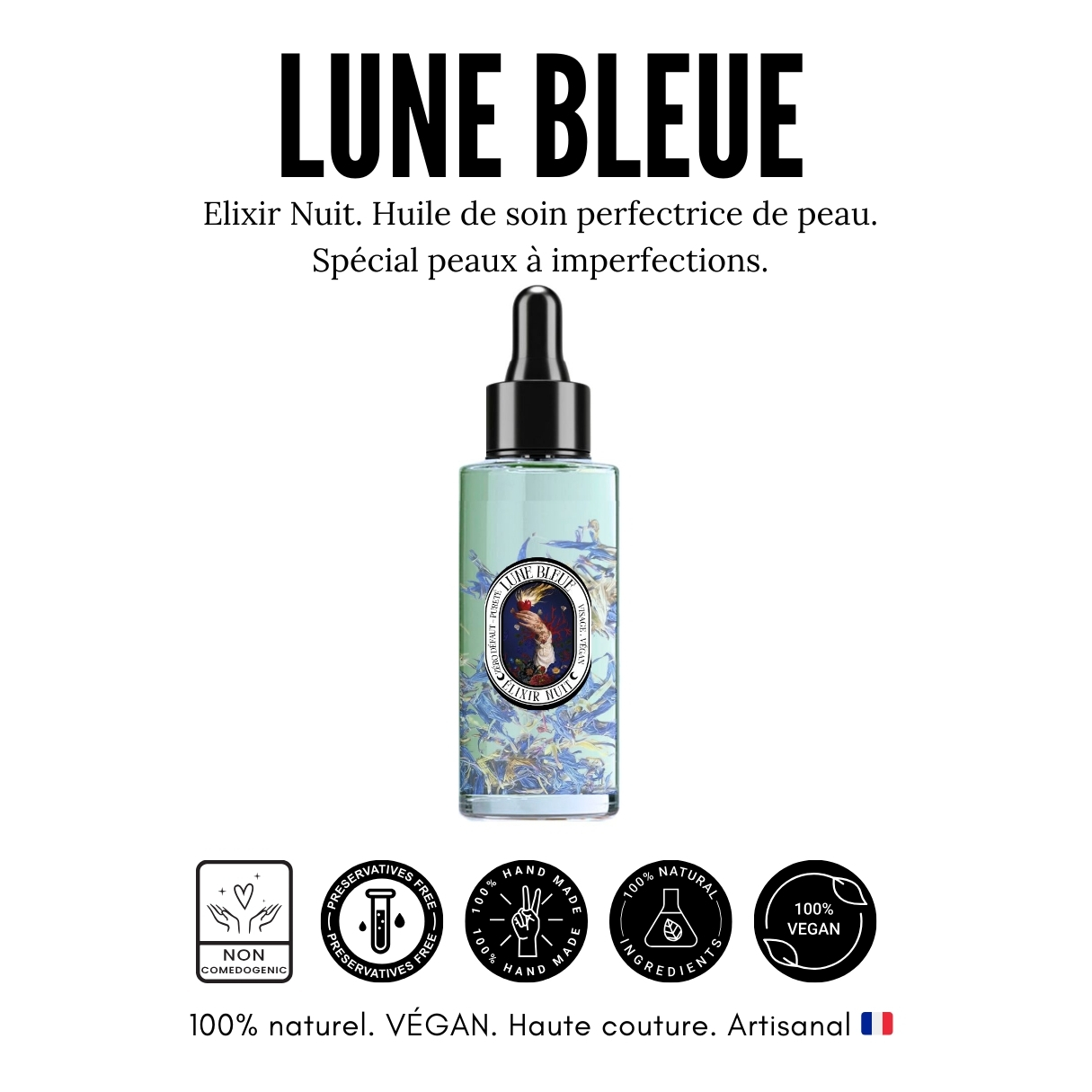Lune Bleue - A la Phycocyanine, ferments de Papaye & Réglisse
