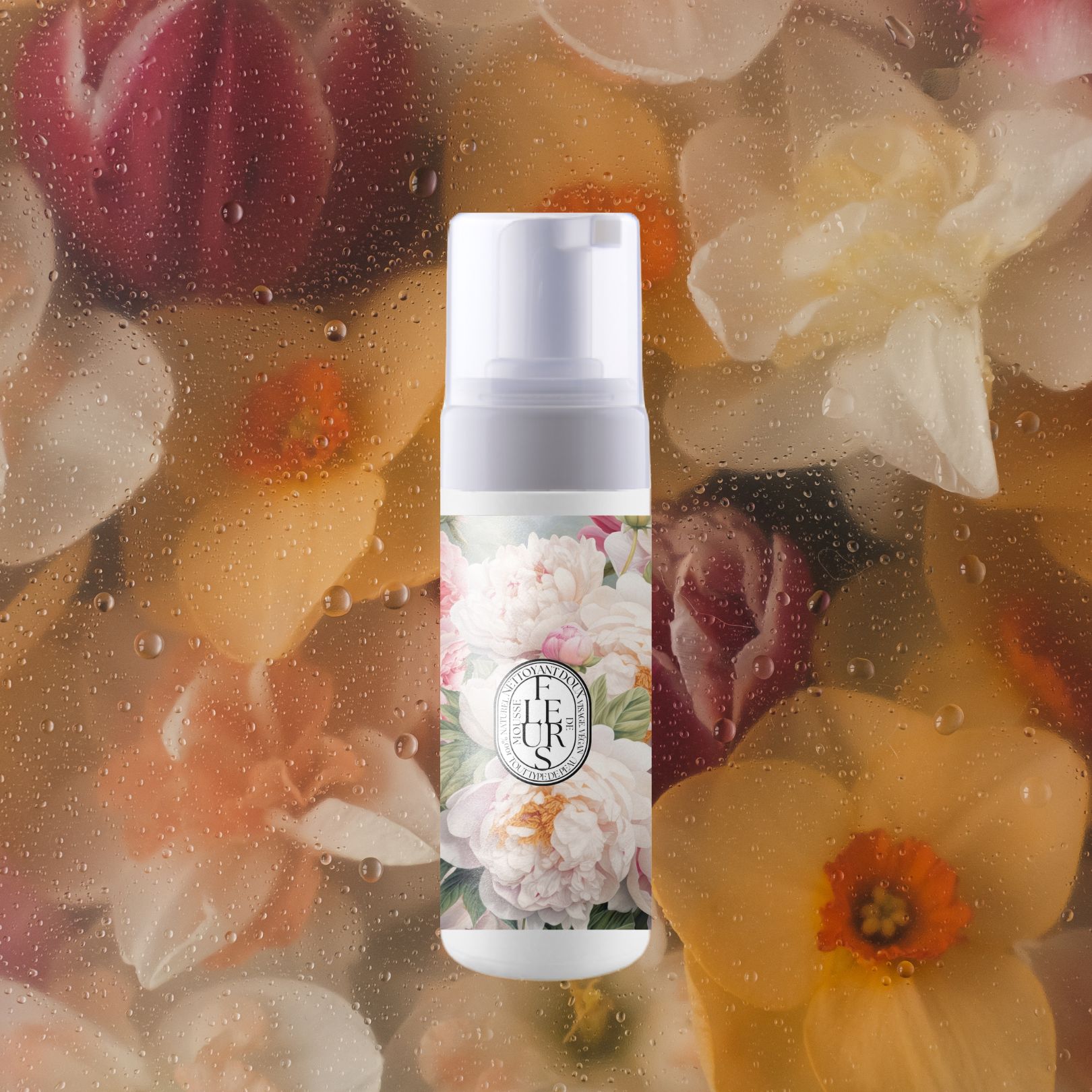 Mousse de Fleurs - Pivoine, Rose & Probiotiques