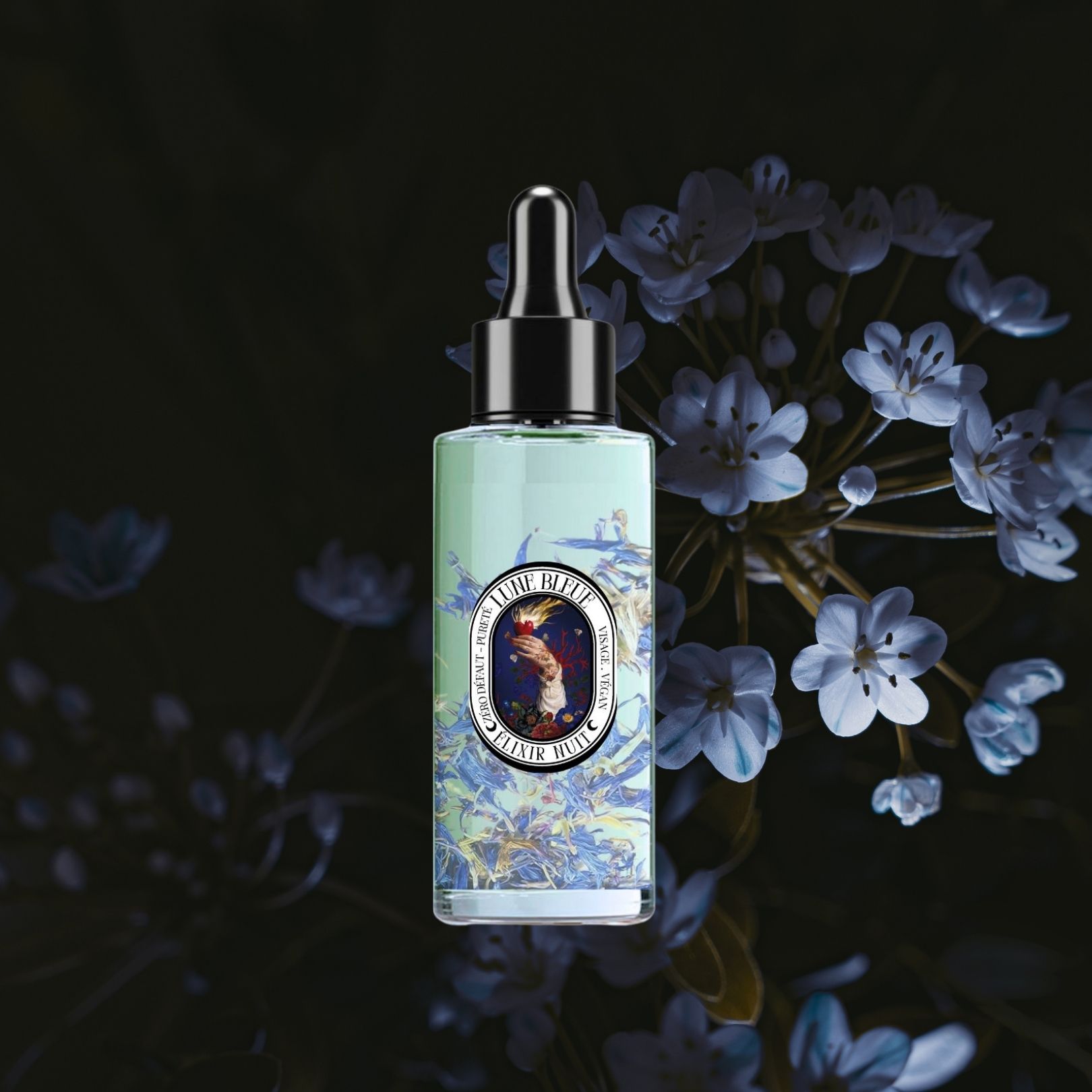 Lune Bleue - A la Phycocyanine, ferments de Papaye & Réglisse