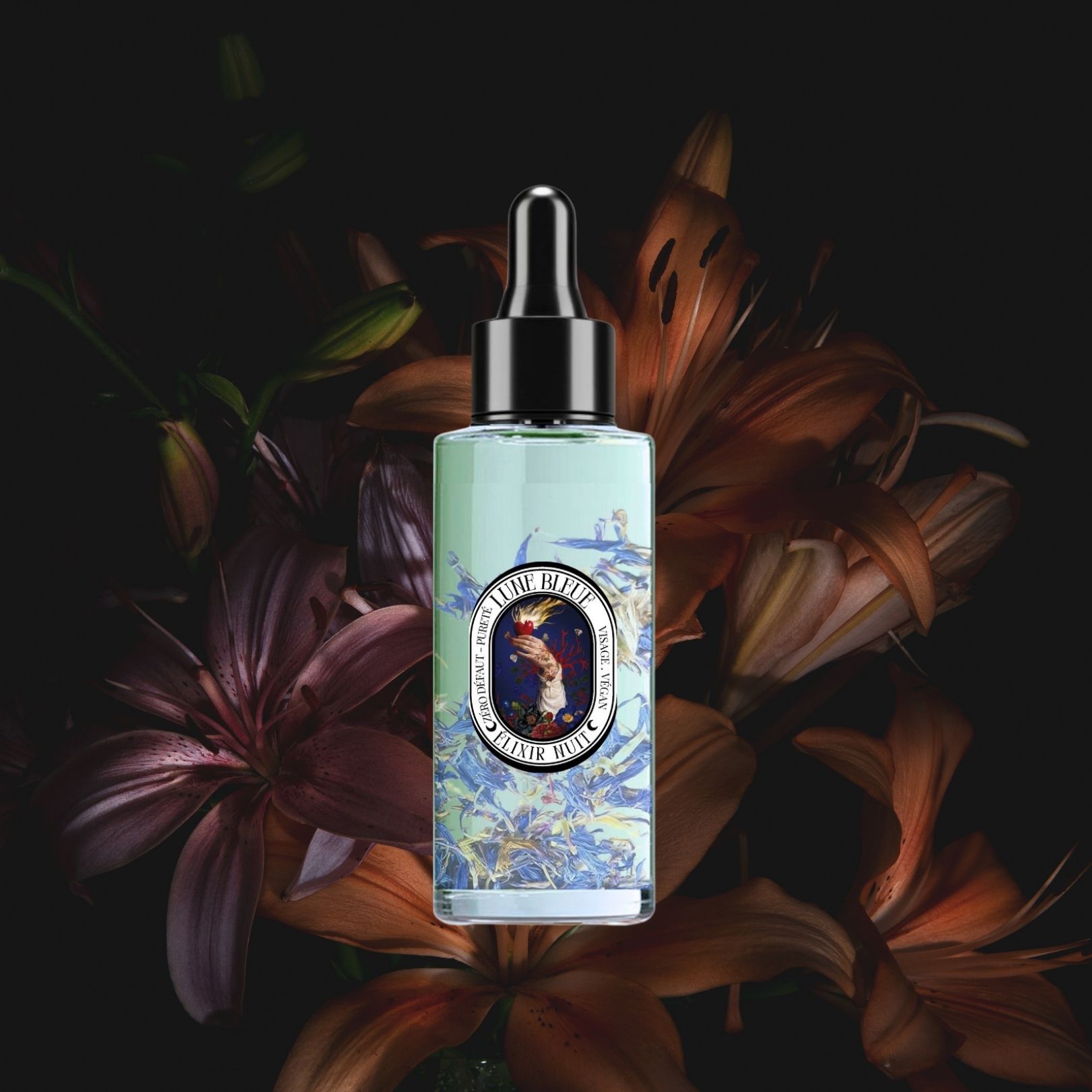 Lune Bleue - A la Phycocyanine, ferments de Papaye & Réglisse