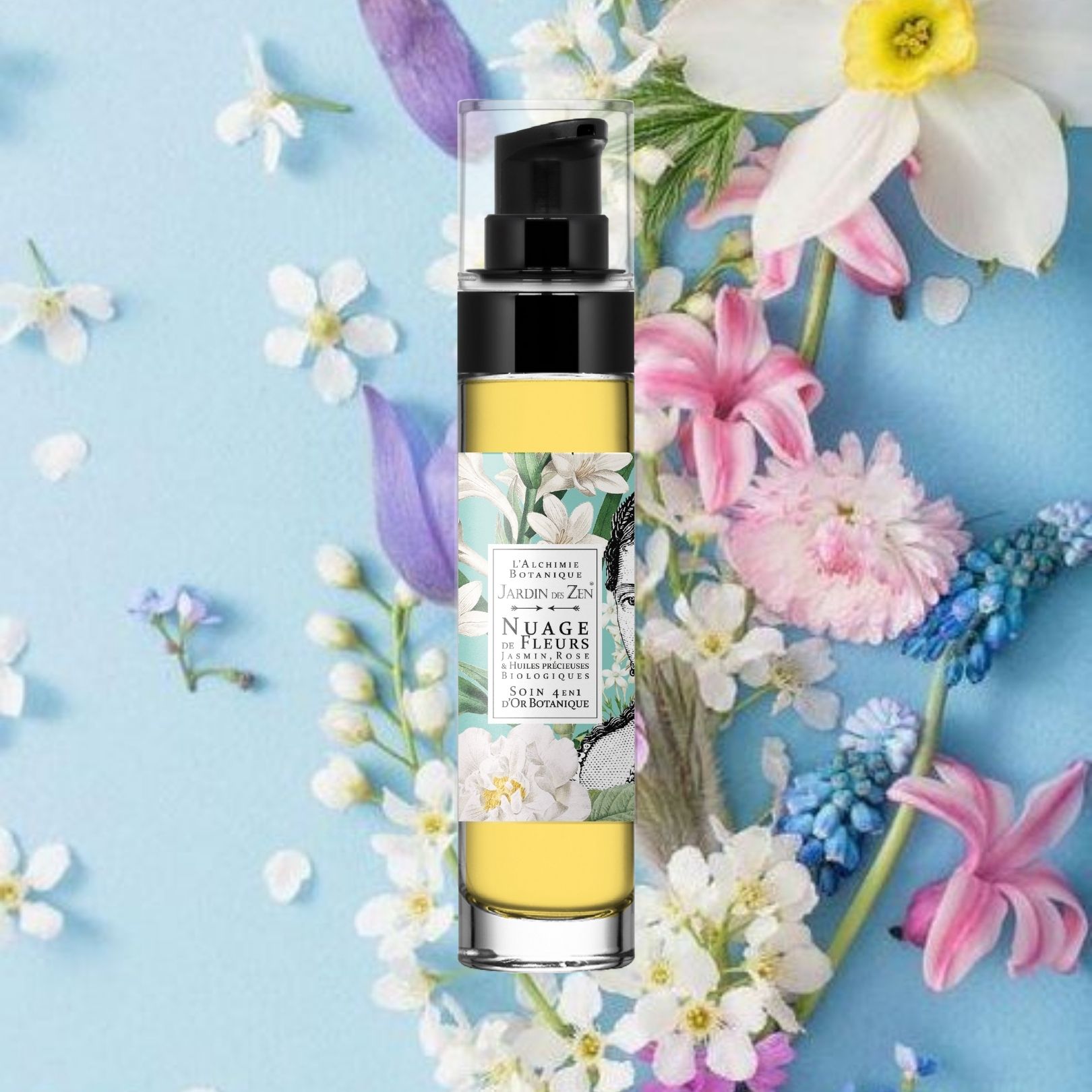 Or Fleur des Nuages - Rose & Jasmin