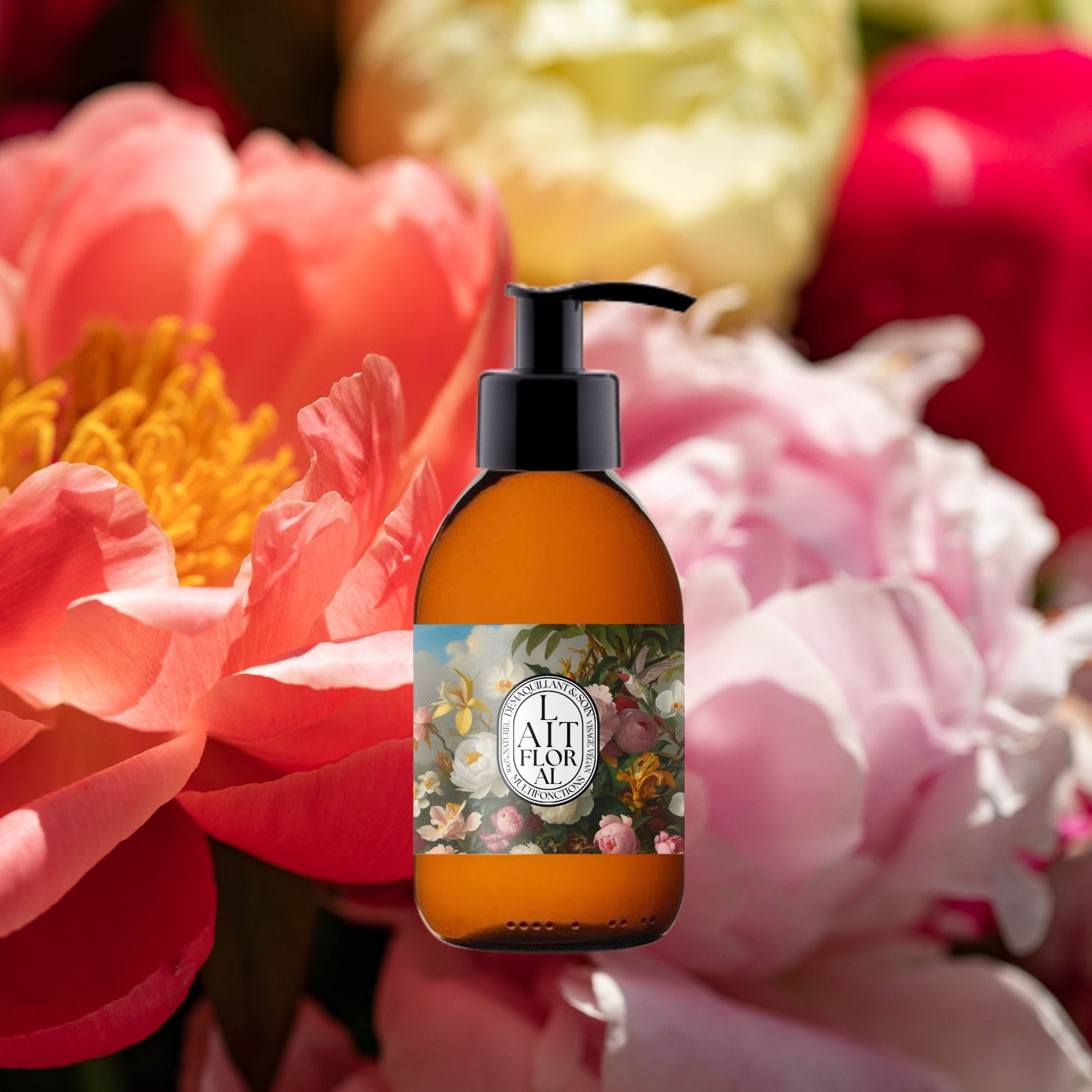 Lait Floral - aux fleurs précieuses de Rose, Lys, Magnolia & Iris.