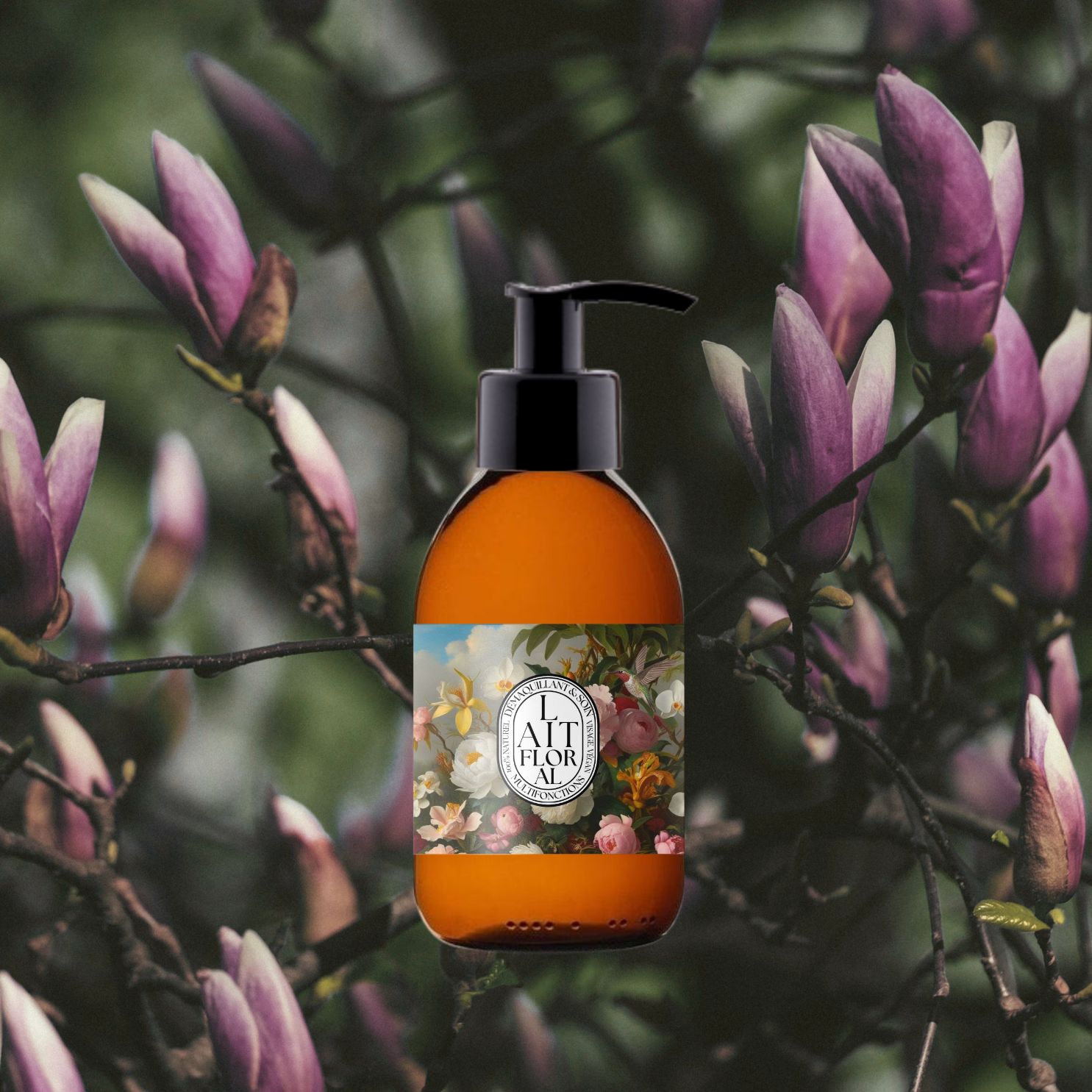 Lait Floral - aux fleurs précieuses de Rose, Lys, Magnolia & Iris.