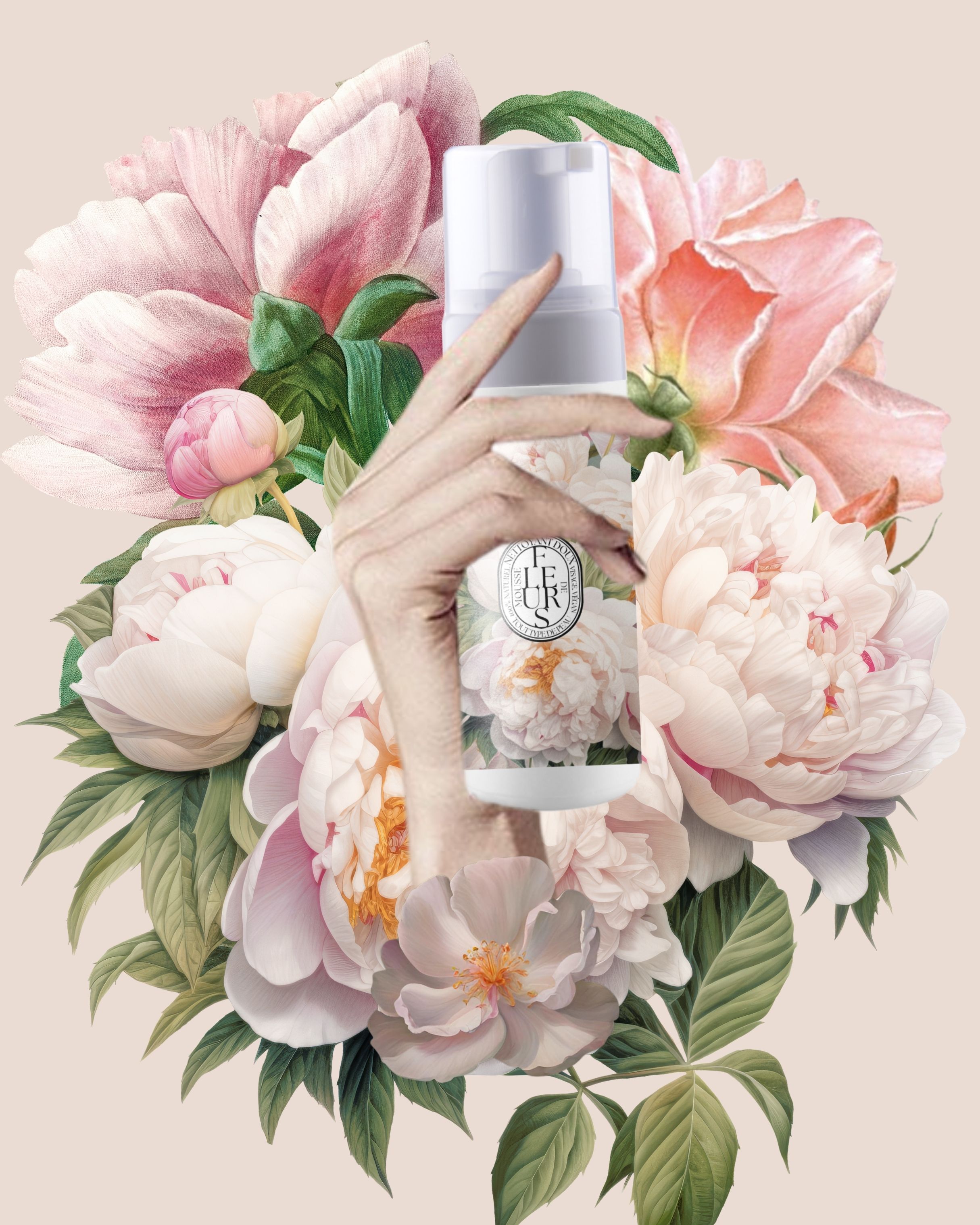 Mousse de Fleurs - Pivoine, Rose & Probiotiques